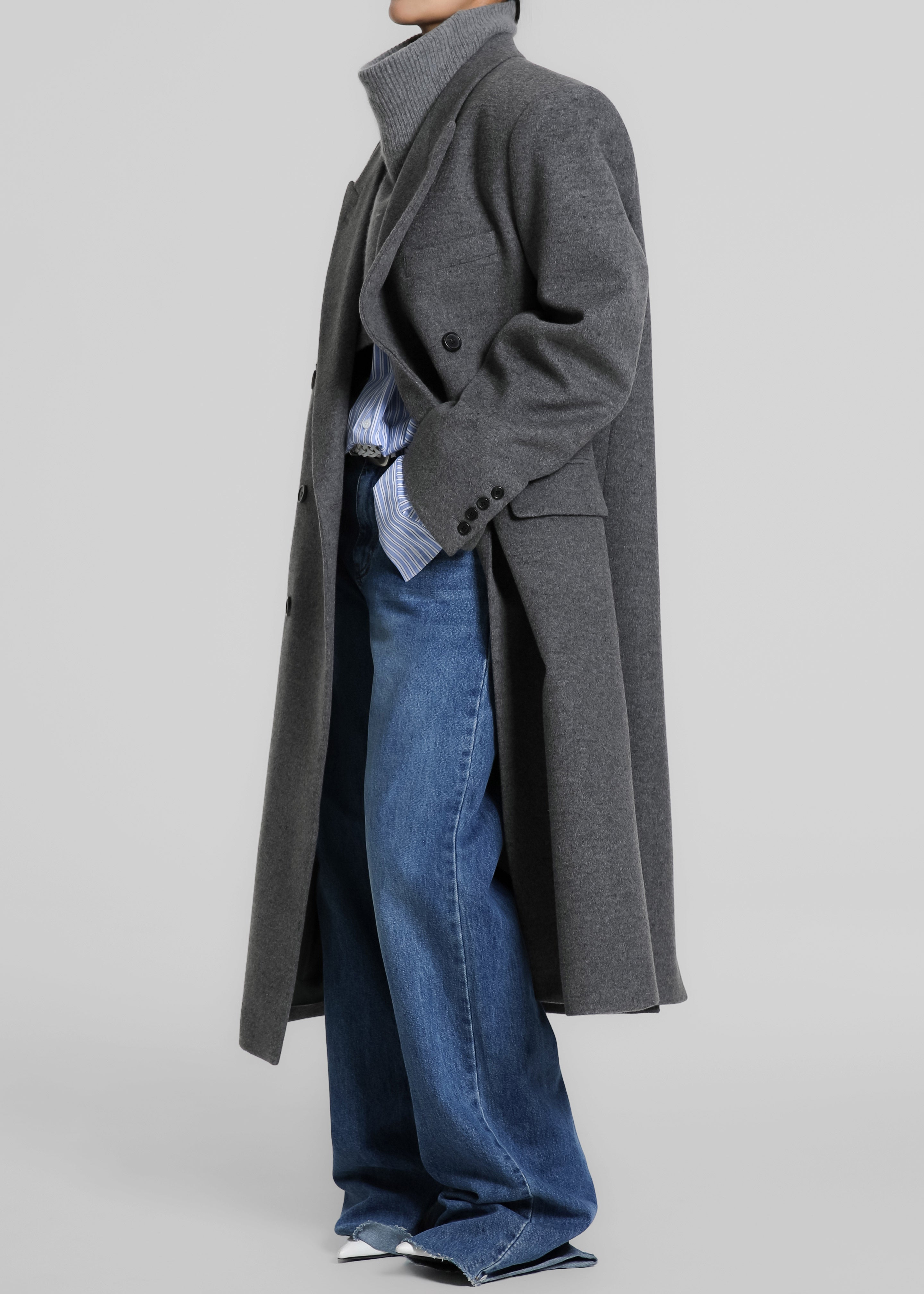 Birnam Wool Coat - Grey - 13