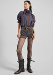 Bitry Scarf Shirt - Brown Plaid