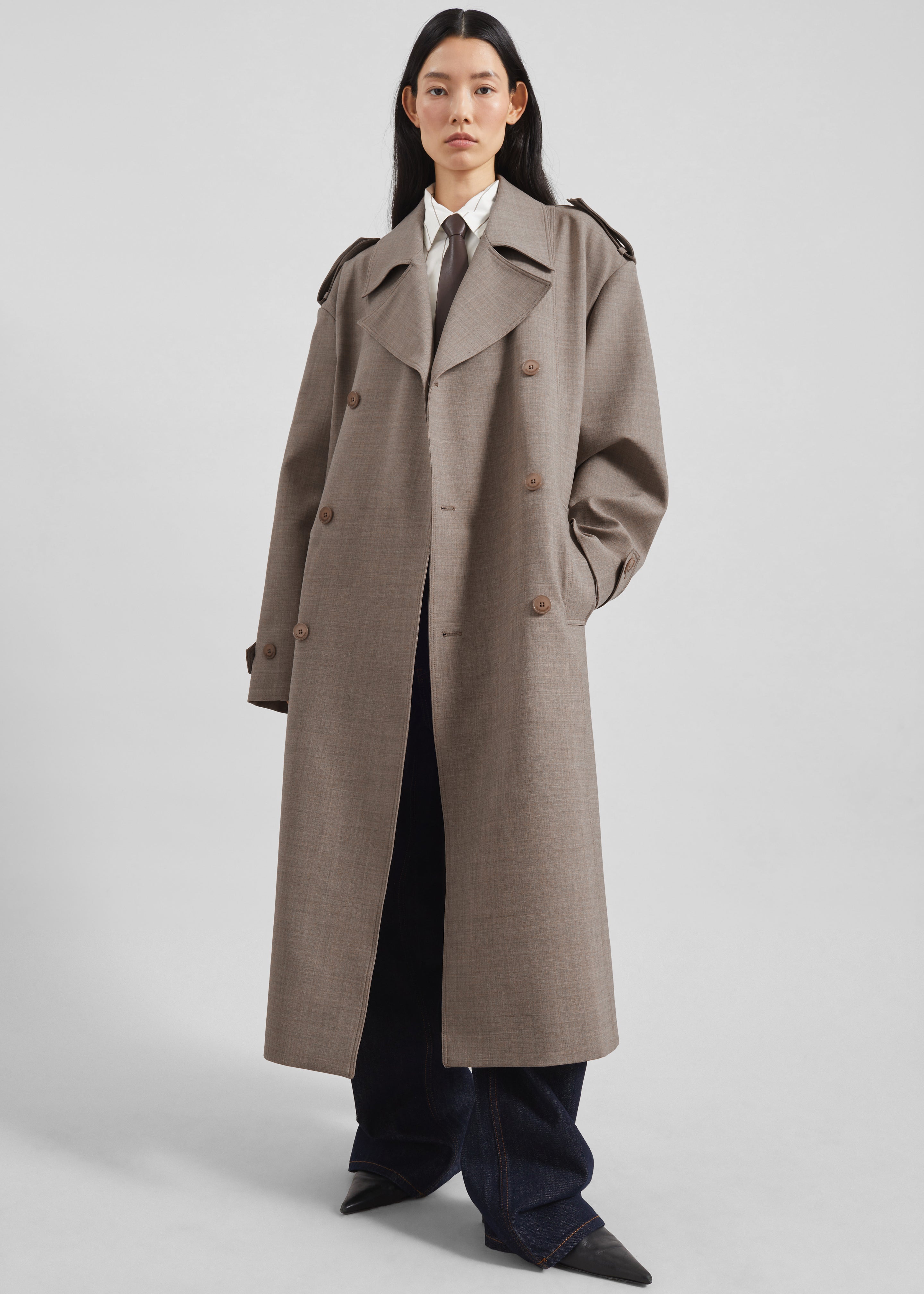 Rhodes Trench Coat - Natural – The Frankie Shop Europe