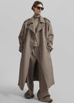 Bleecker Trench Coat - Taupe Melange