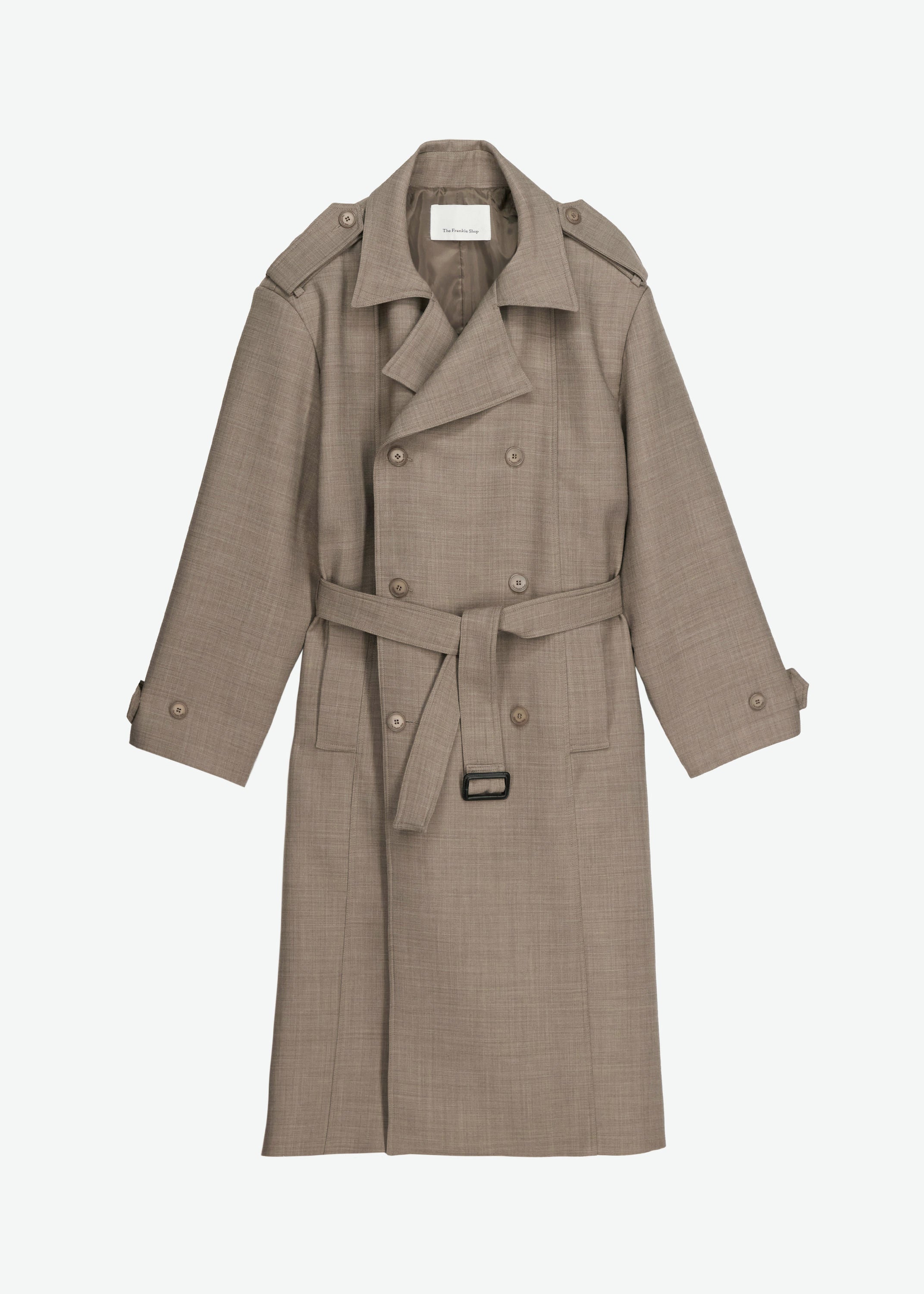 Bleecker Trench Coat - Taupe Melange - 5