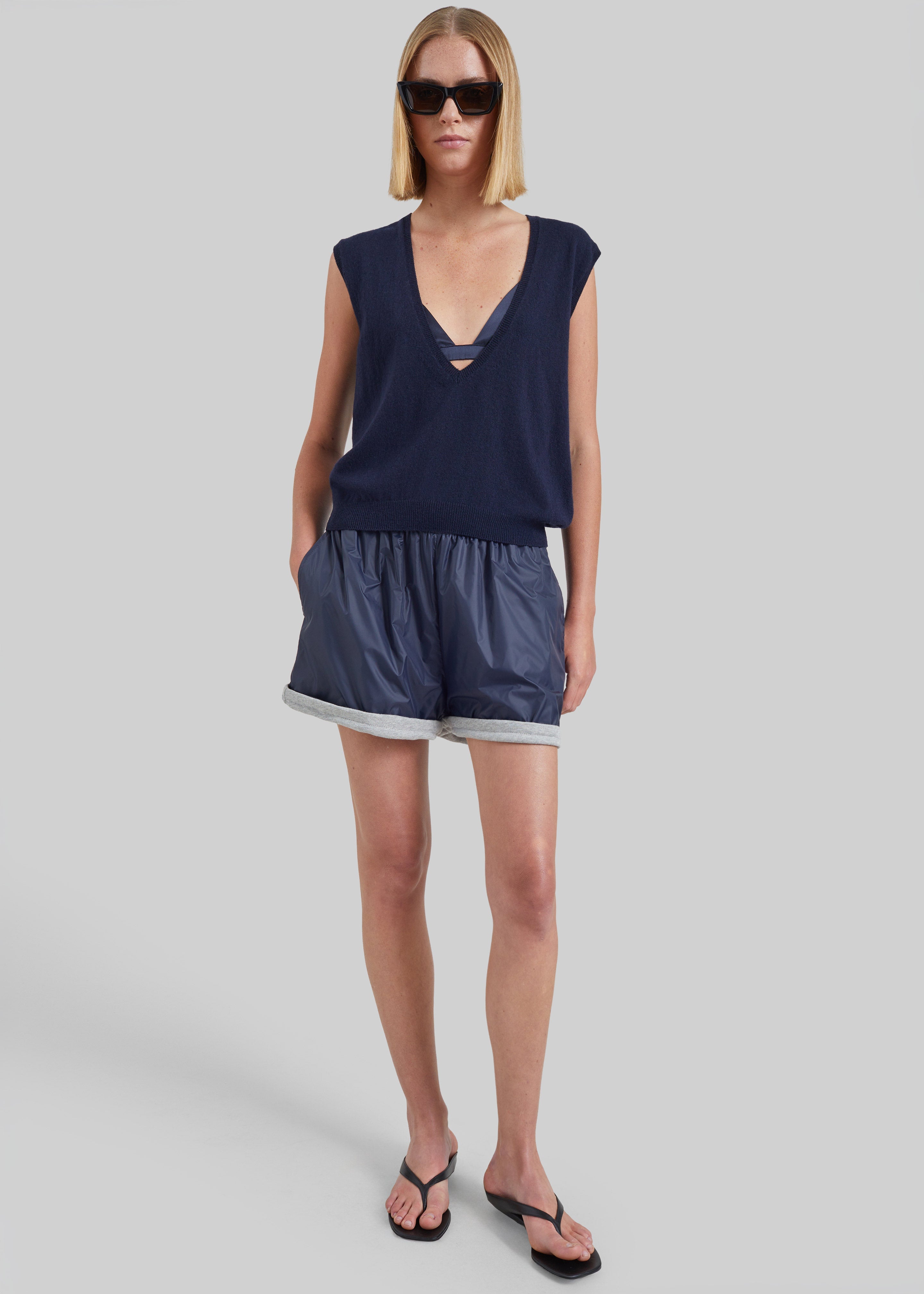 Blera Reversible Shorts - Navy/Grey - 2