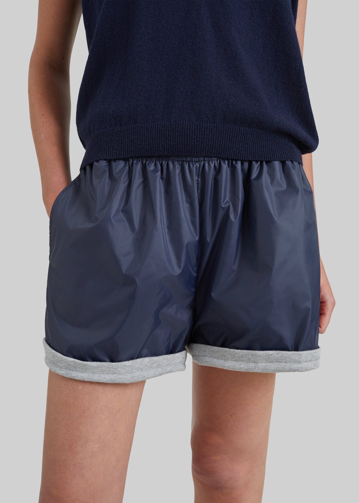 Blera Reversible Shorts - Navy/Grey - 7