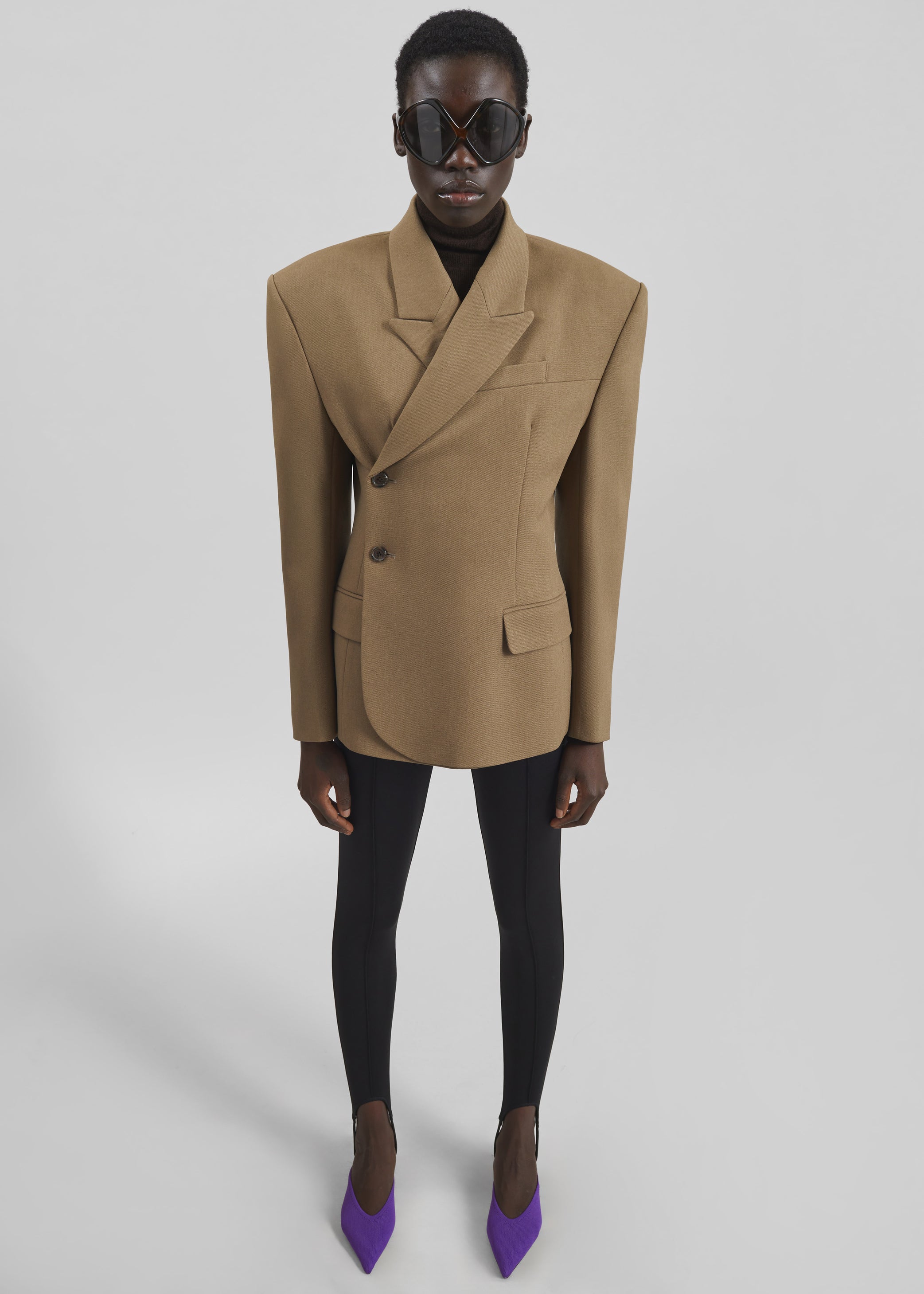 Shop the look image for Blerick Crossover Blazer - Camel