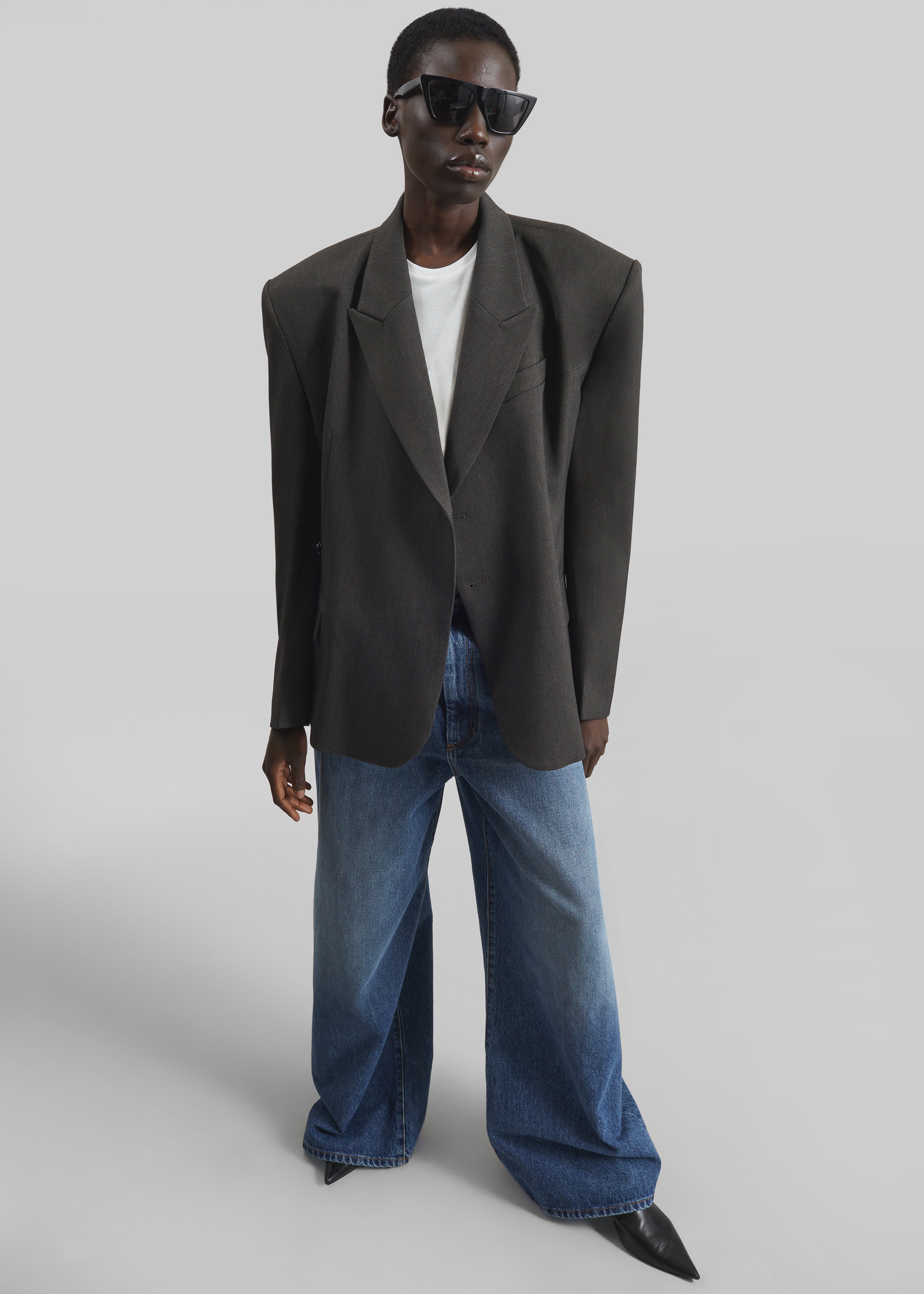 Blerick Crossover Blazer - Dark Grey - 7
