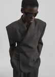 Blerick Crossover Blazer - Dark Grey