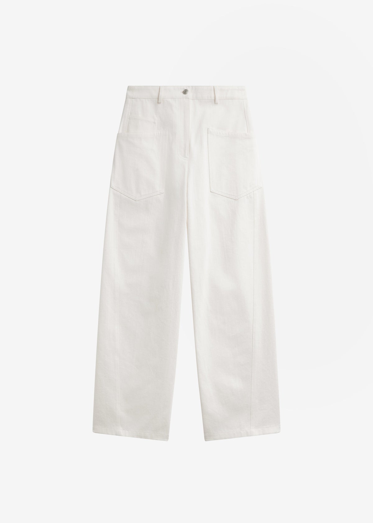 Bliss Barrel Leg Jeans - Ivory - 8
