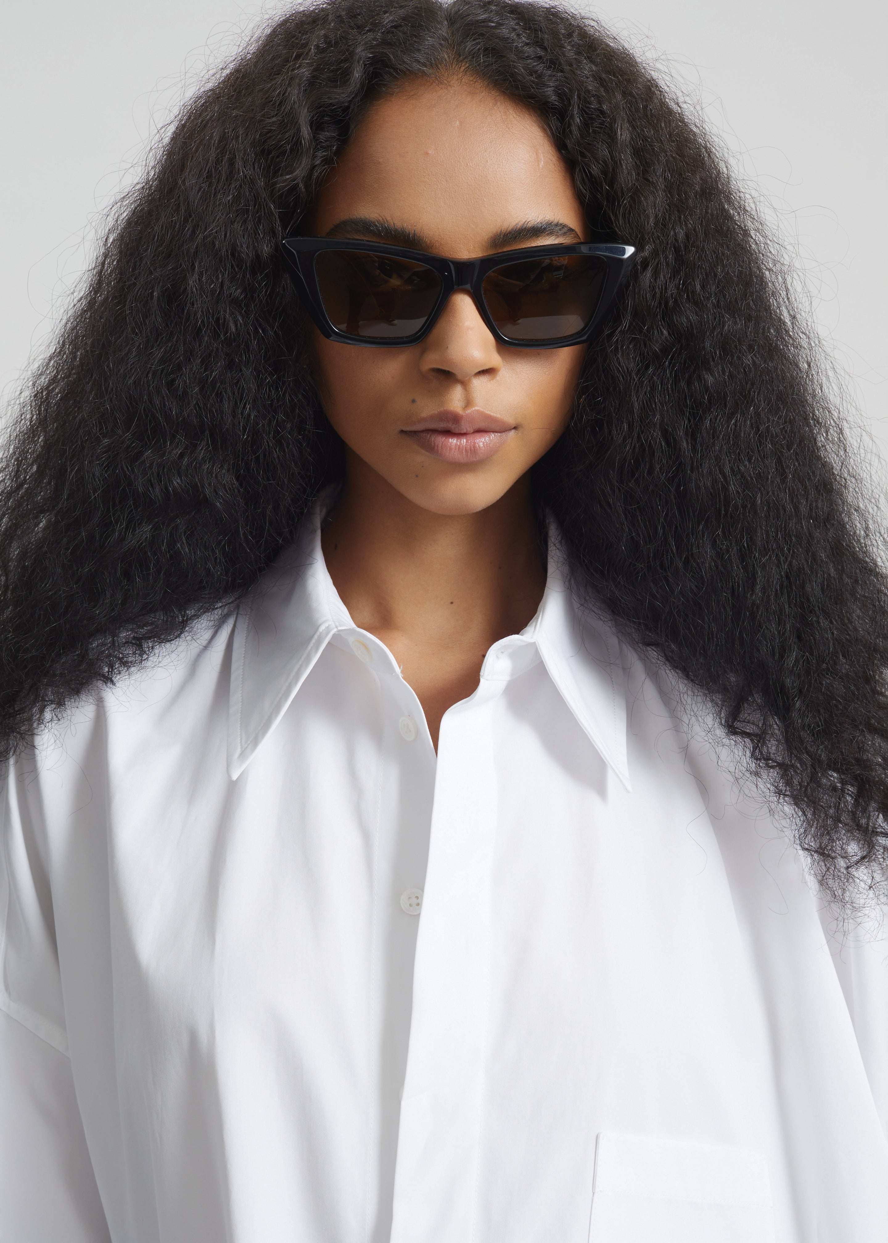 Bloom Organic Cotton Shirt Dress - White - 6