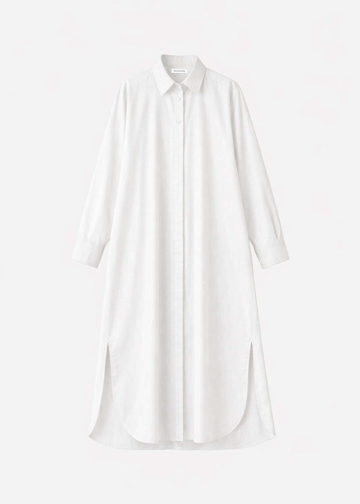Bloom Organic Cotton Shirt Dress - White - 7