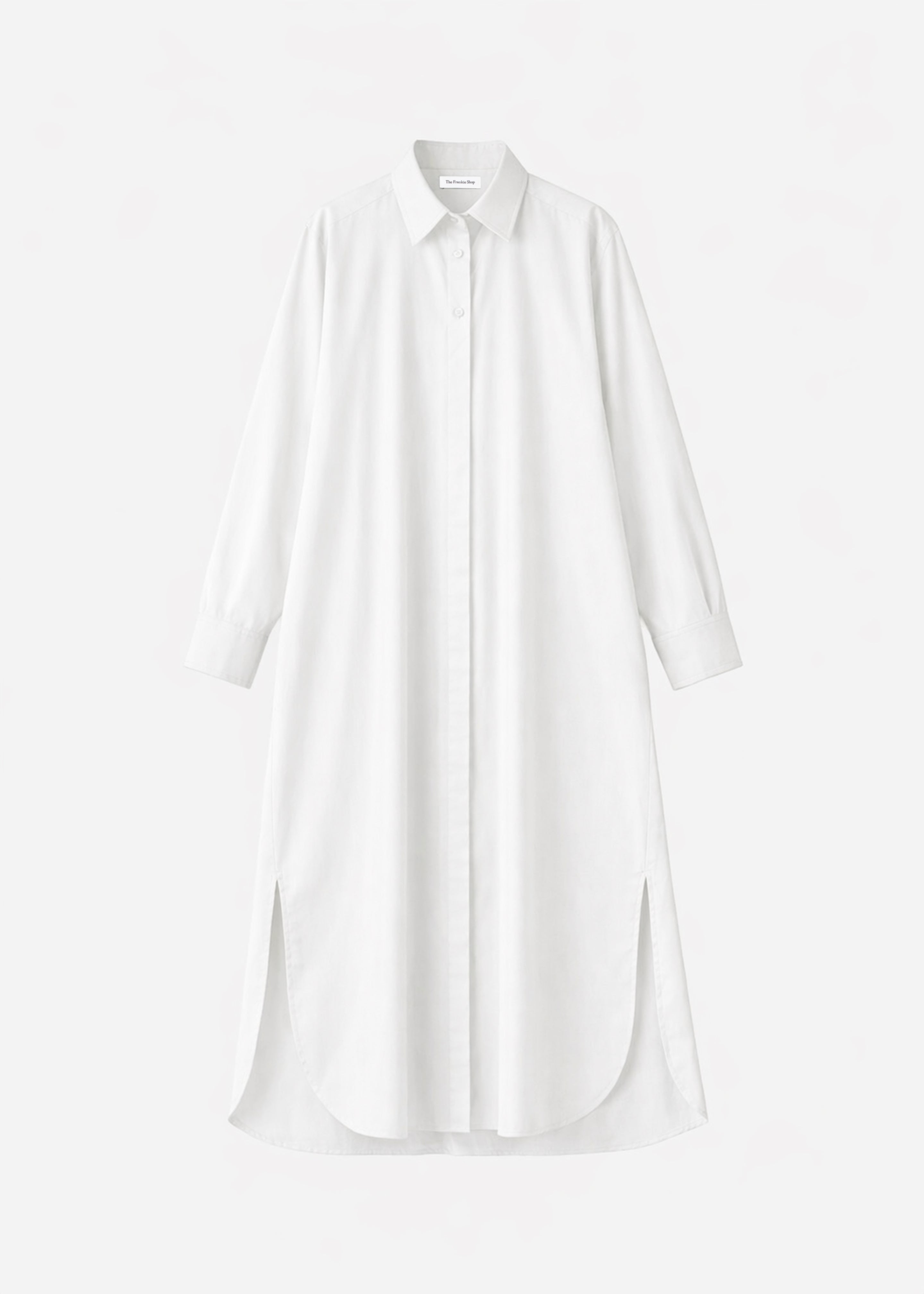 Bloom Organic Cotton Shirt Dress - White - 7