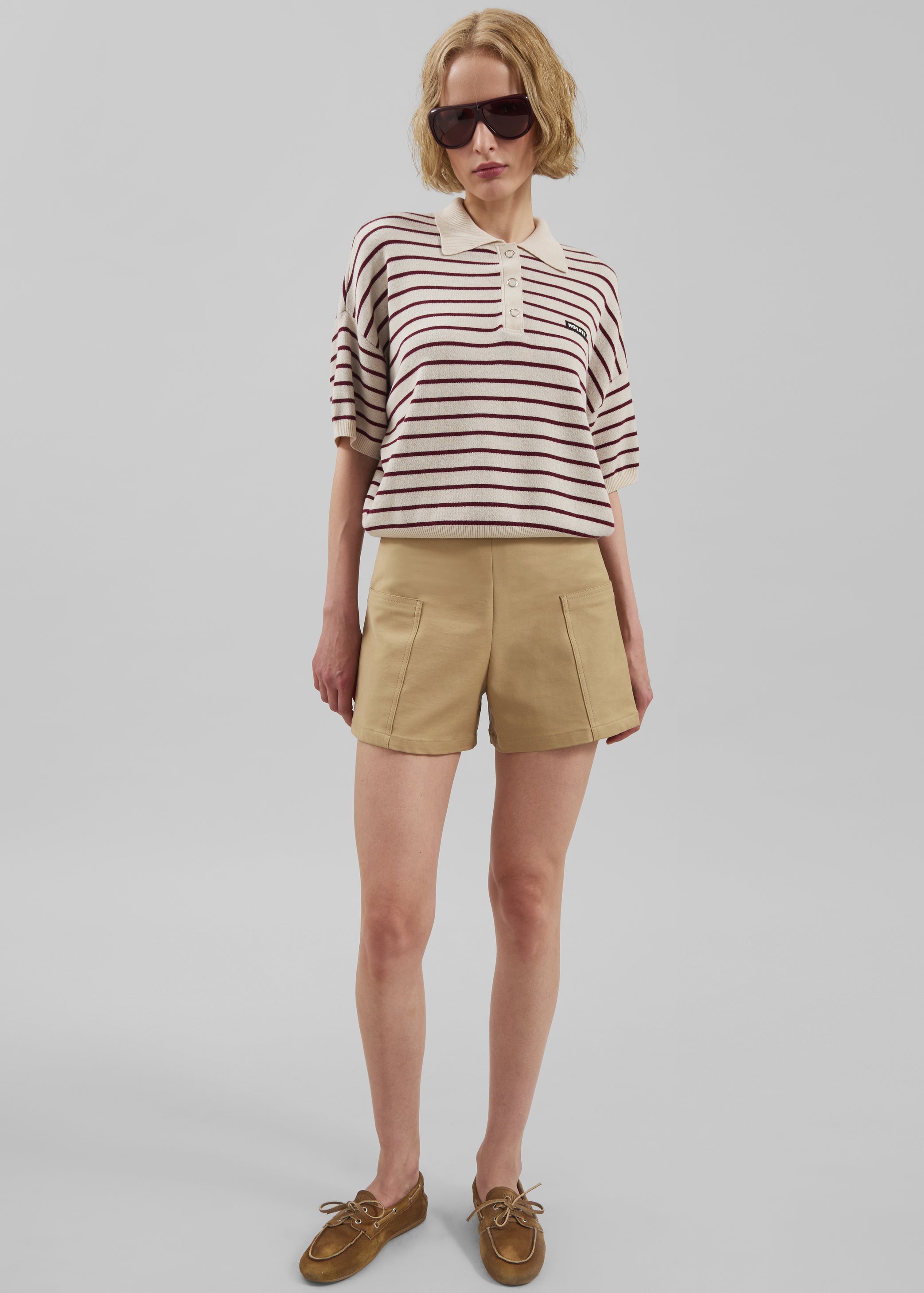 Shop the look image for Bracey Soft Shorts - Camel