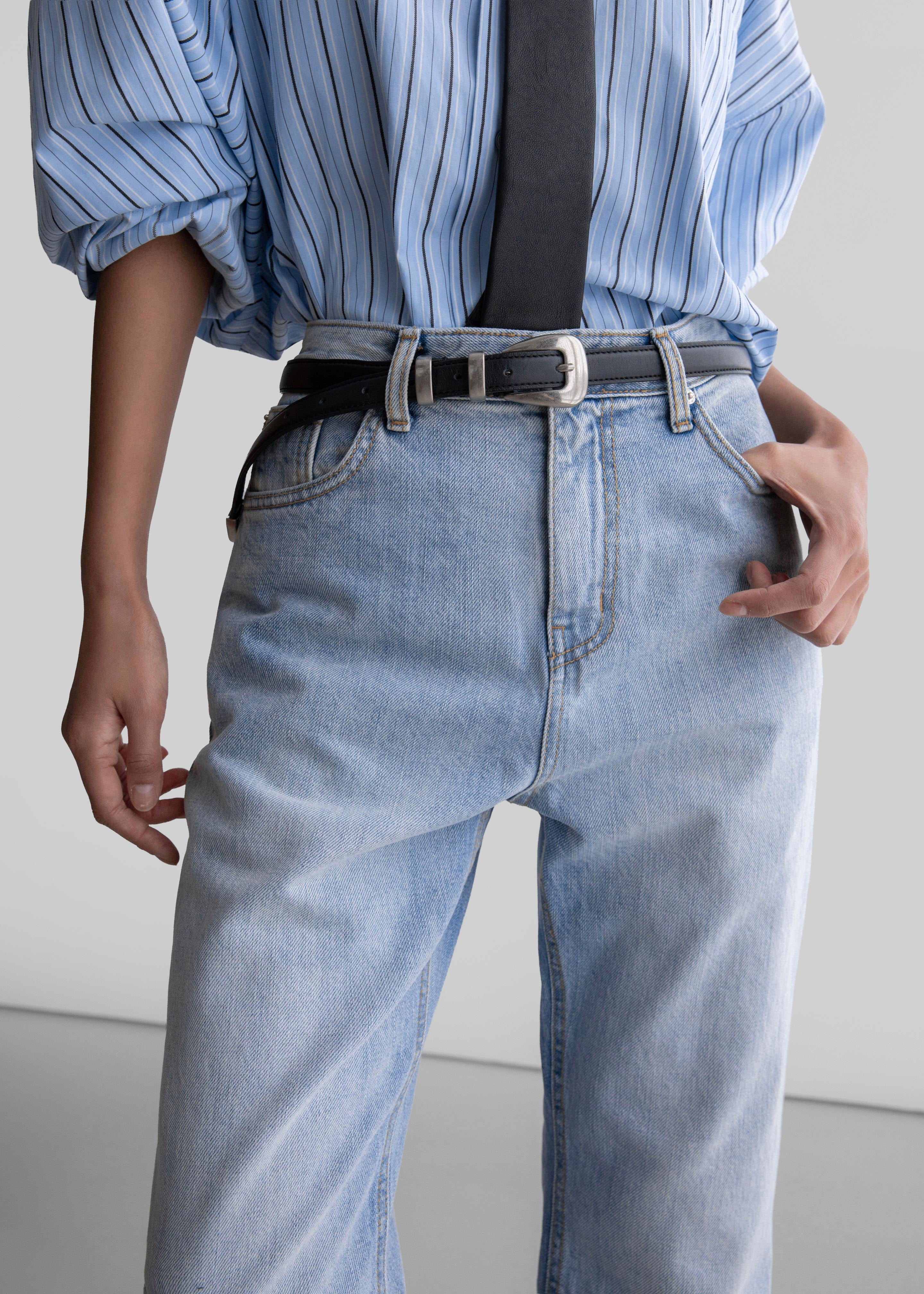 Braila Straight Leg Jeans - Light Wash - 5