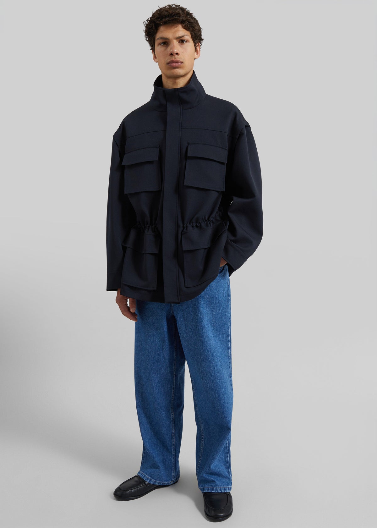 Brannon Cargo Jacket - Navy - 2