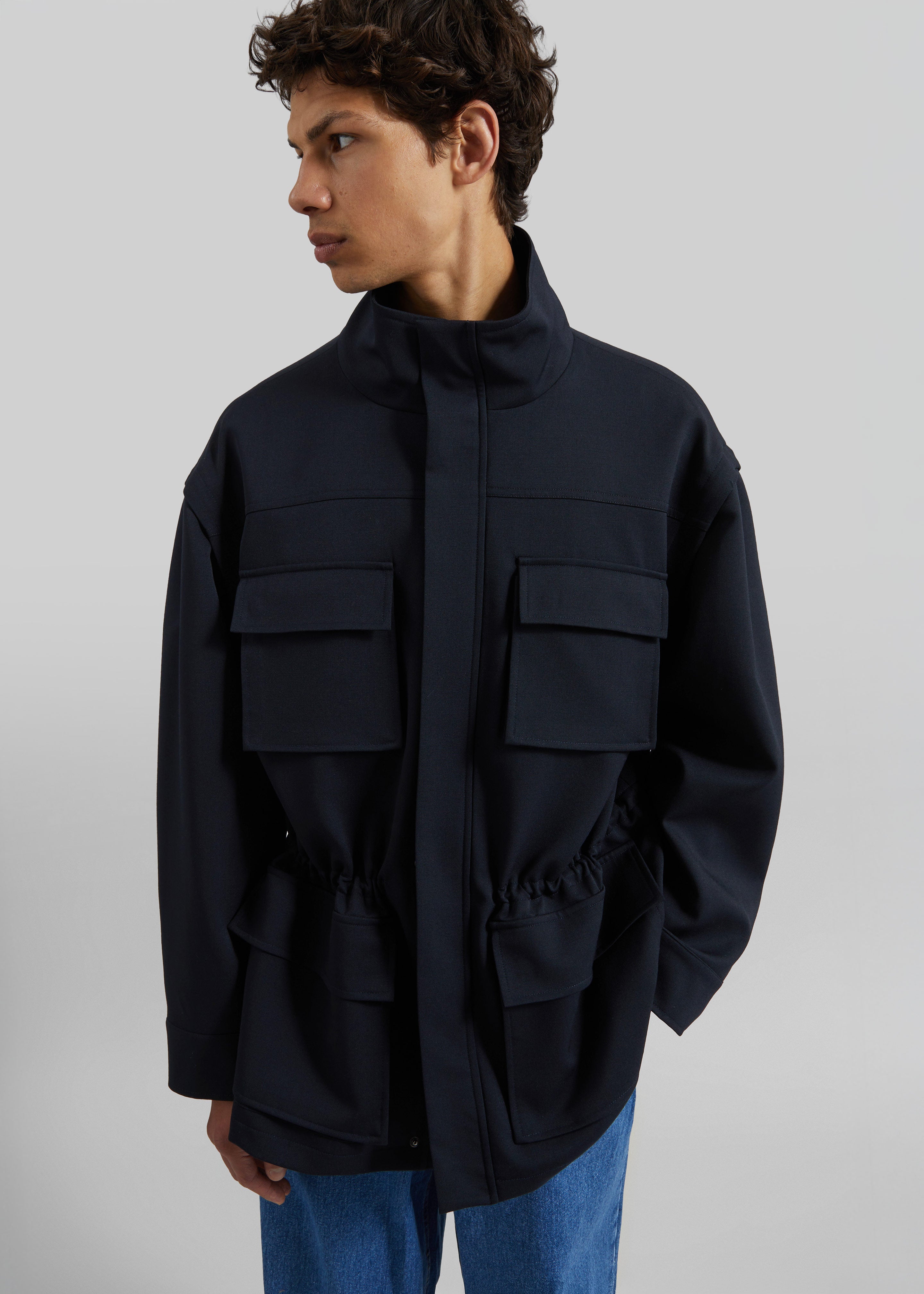 Brannon Cargo Jacket - Navy - 6