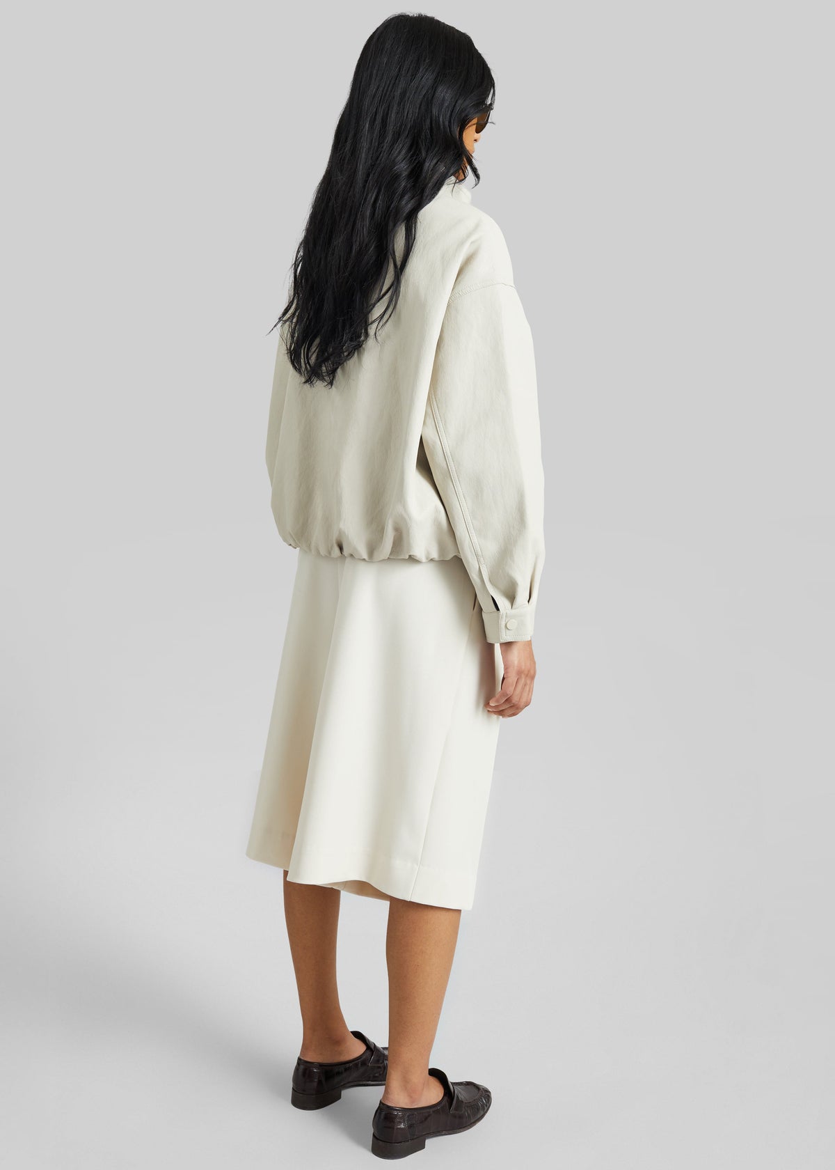 Brasov Bubble-Hem Jacket - Light Beige - 7