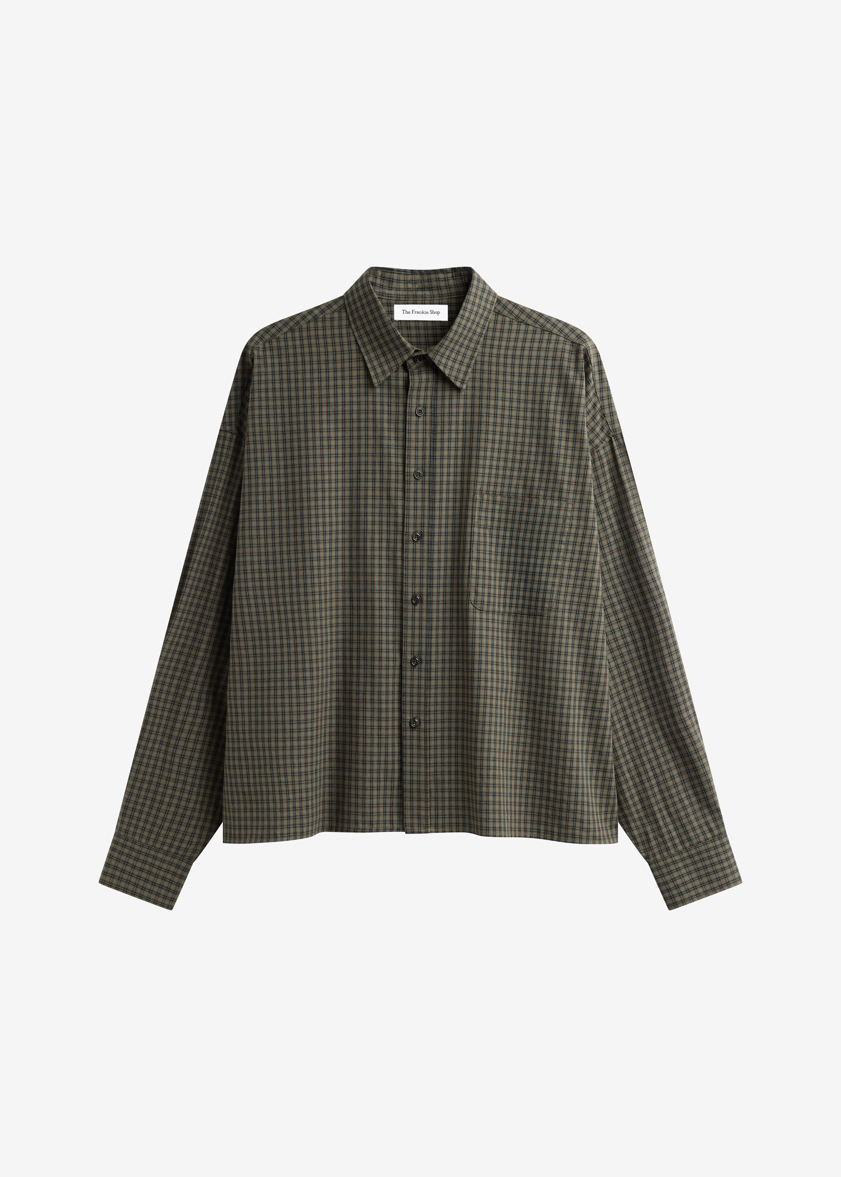 Bray Boxy Shirt - Olive Glen Plaid - 7