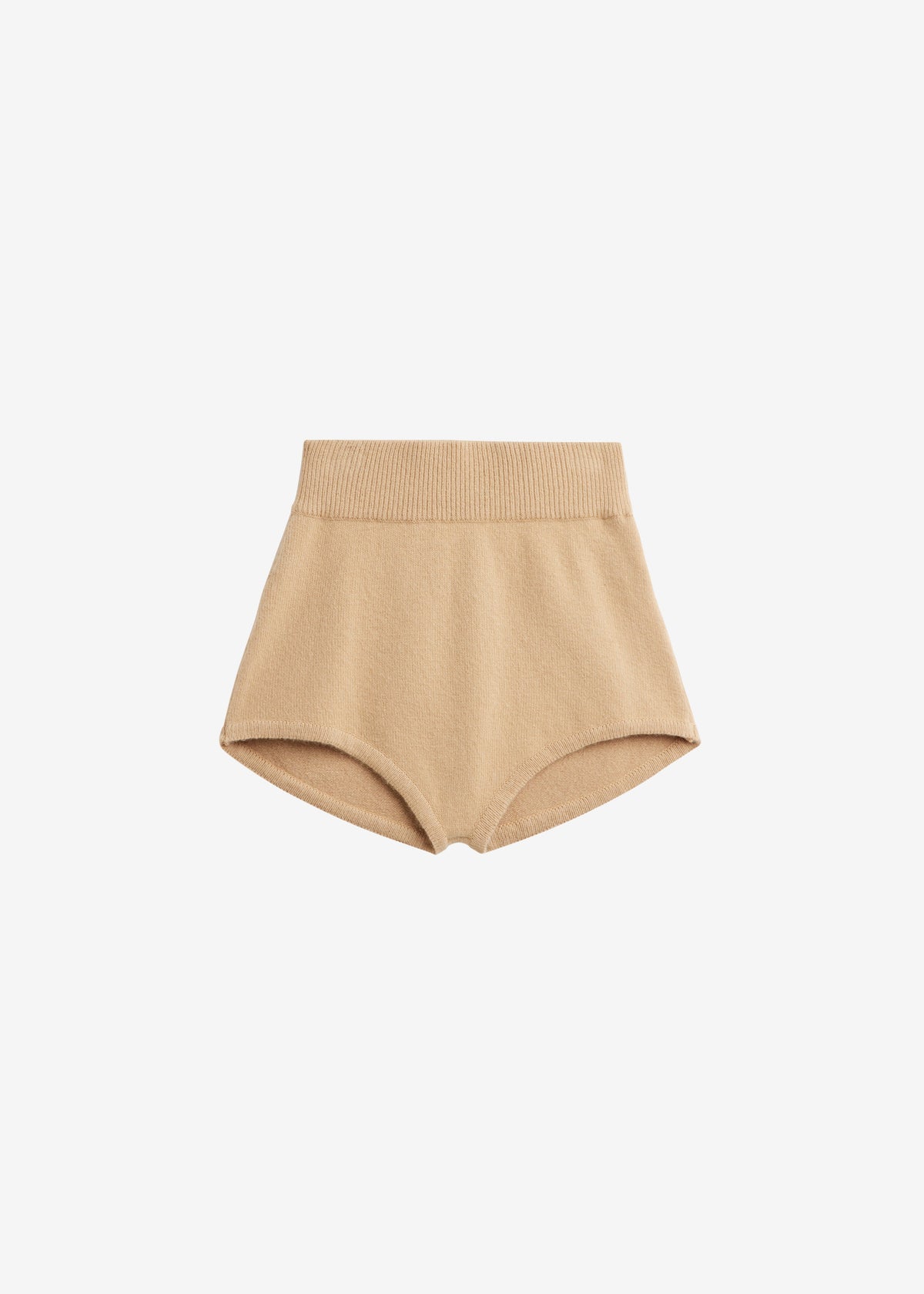 Bresica Knit Hot Pants - Camel - 8