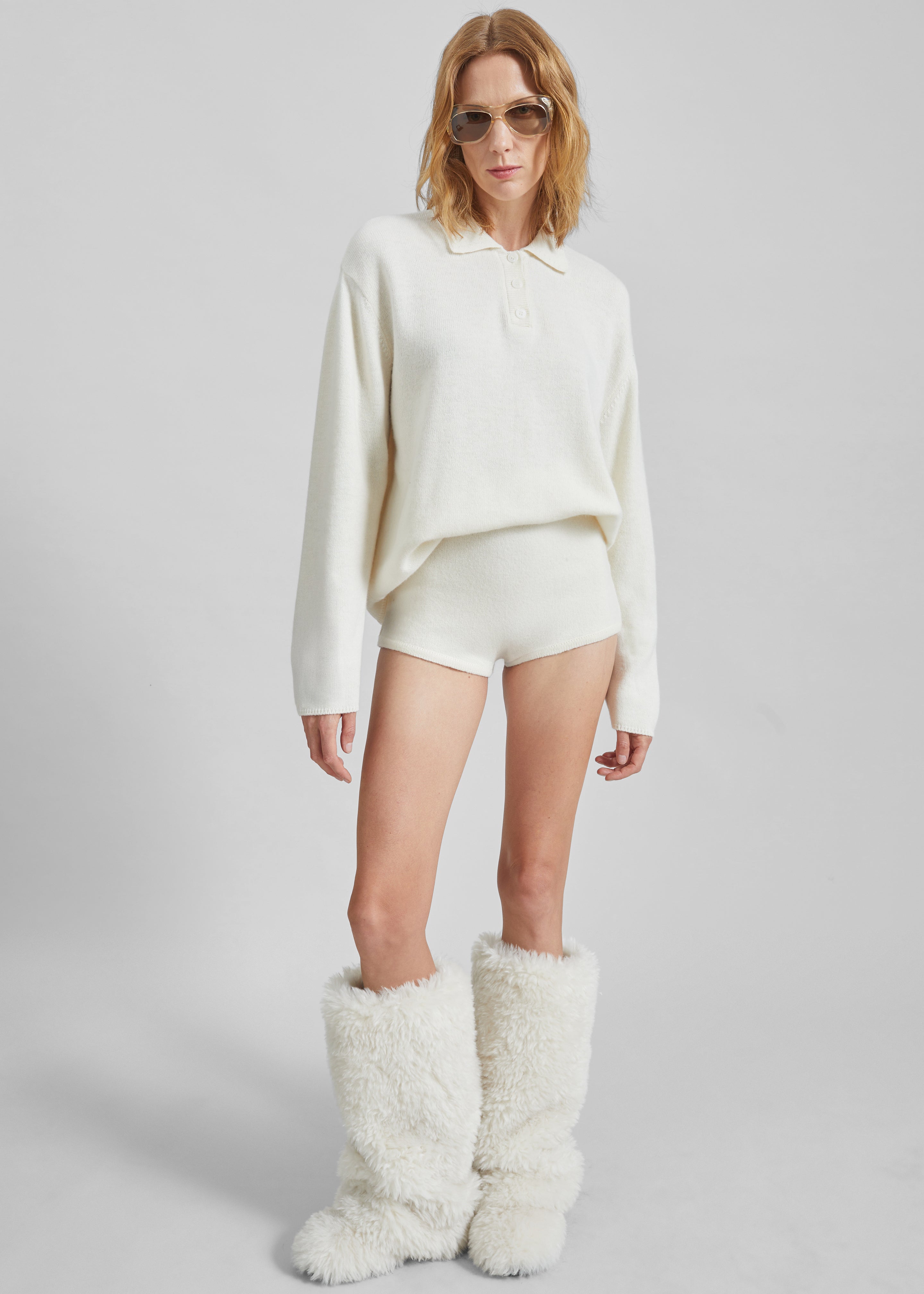 Bresica Knit Hot Pants - Ivory – The Frankie Shop Europe