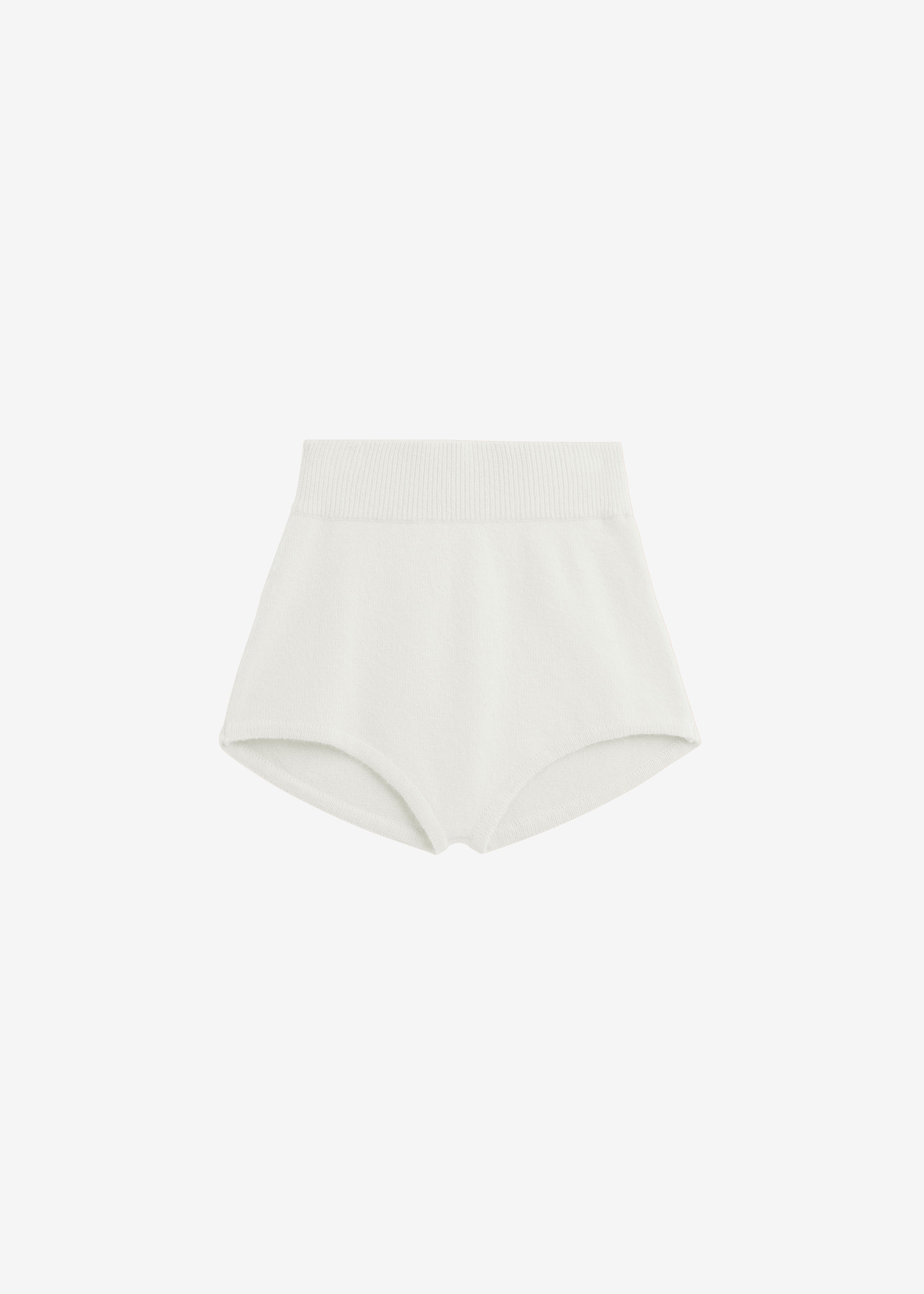 Bresica Knit Hot Pants - Ivory - 11