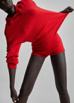 Bresica Knit Hot Pants - Red