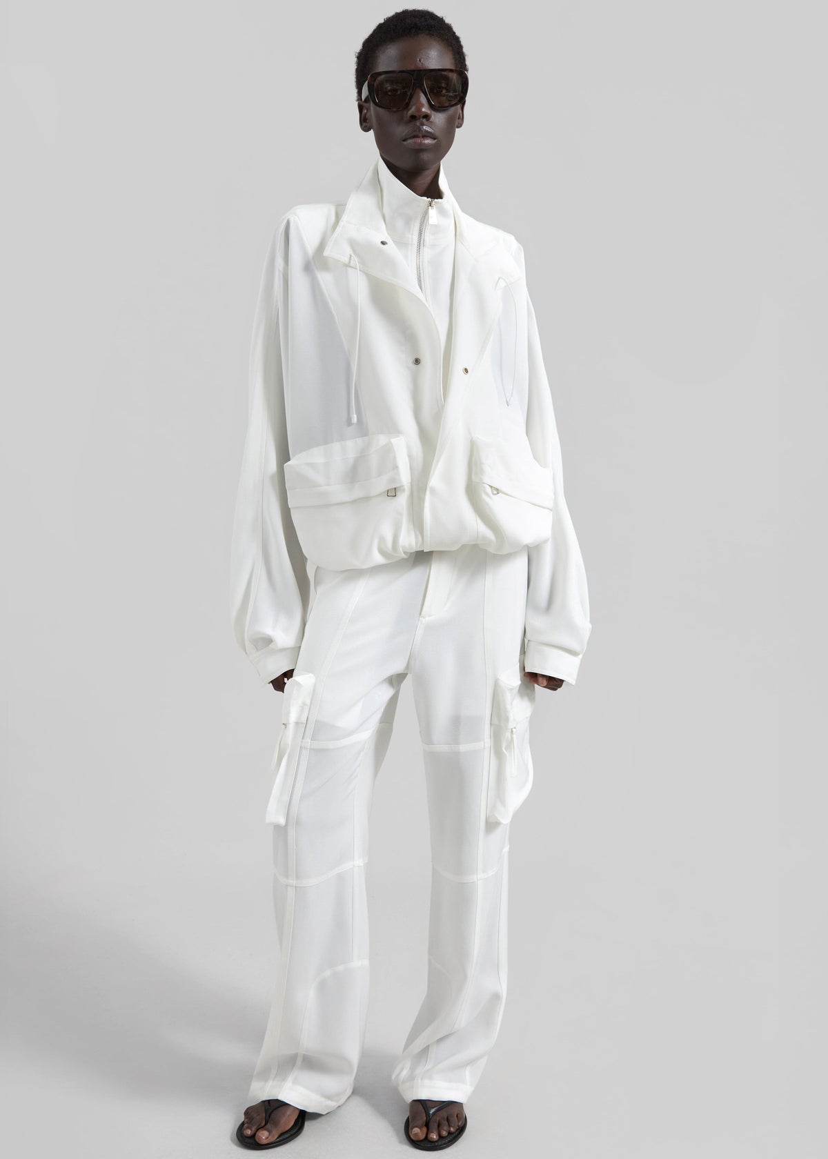 Breya Fluid Jacket - White - 4