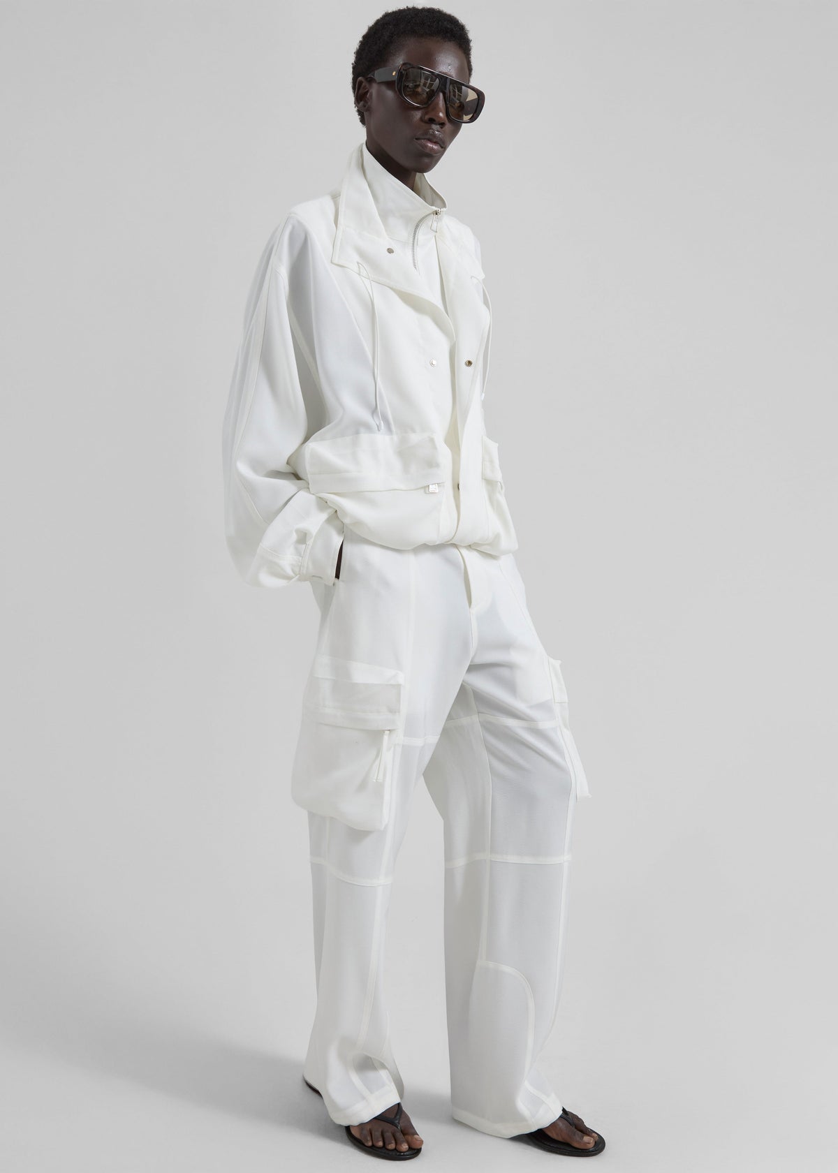 Breya Fluid Jacket - White - 7