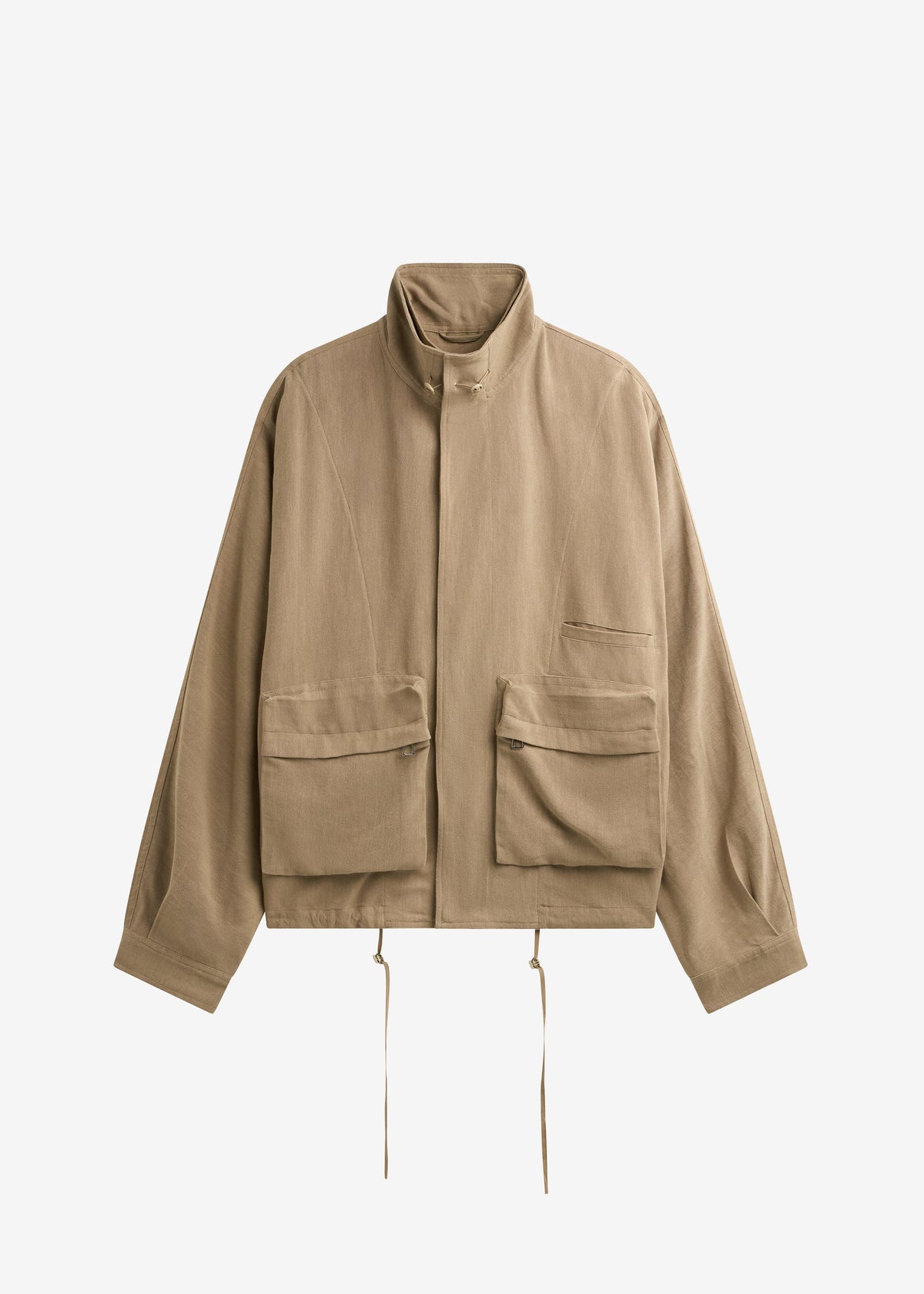 Breya Linen Fluid Jacket - Camel - 9