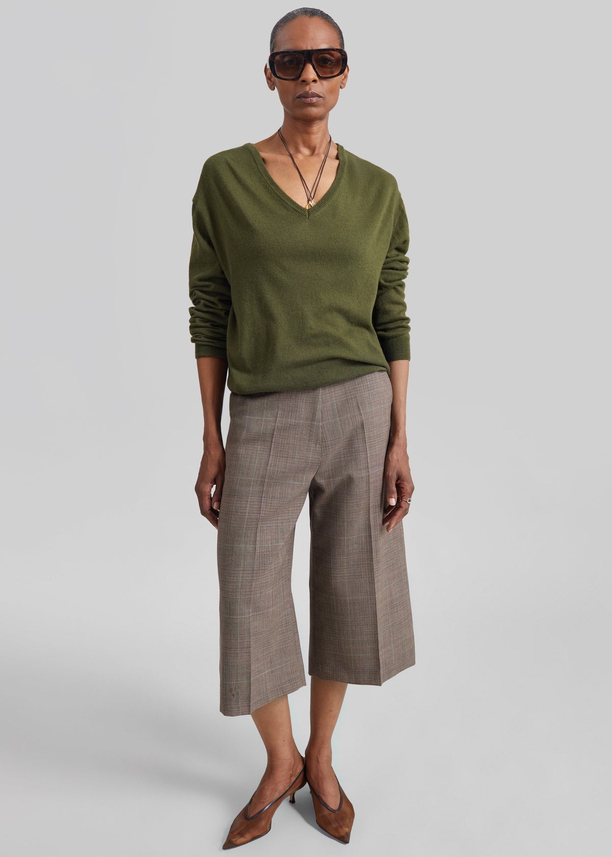 Brickell Bermuda Shorts - Brown Glen Plaid