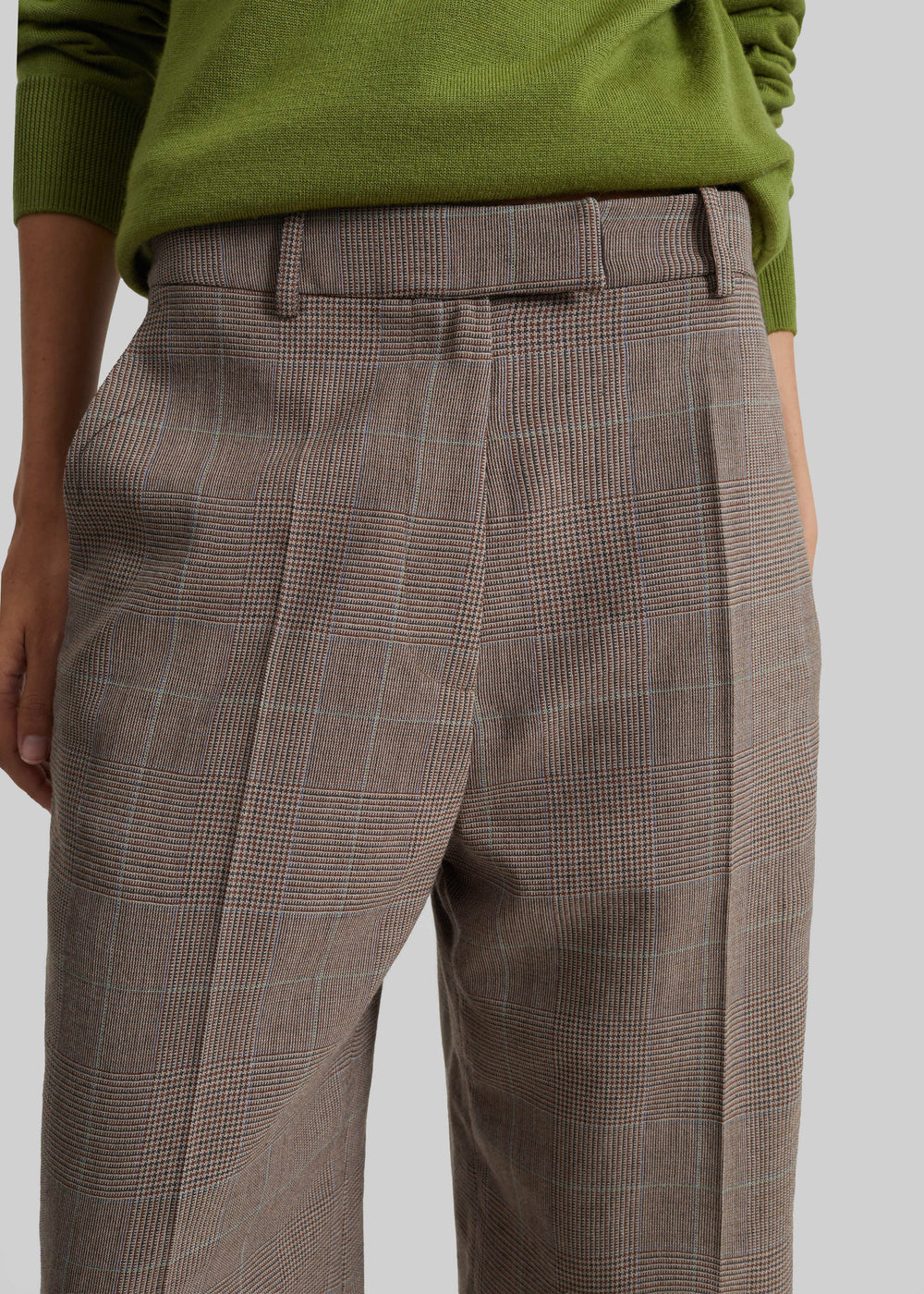Brickell Bermuda Shorts - Brown Glen Plaid - 1