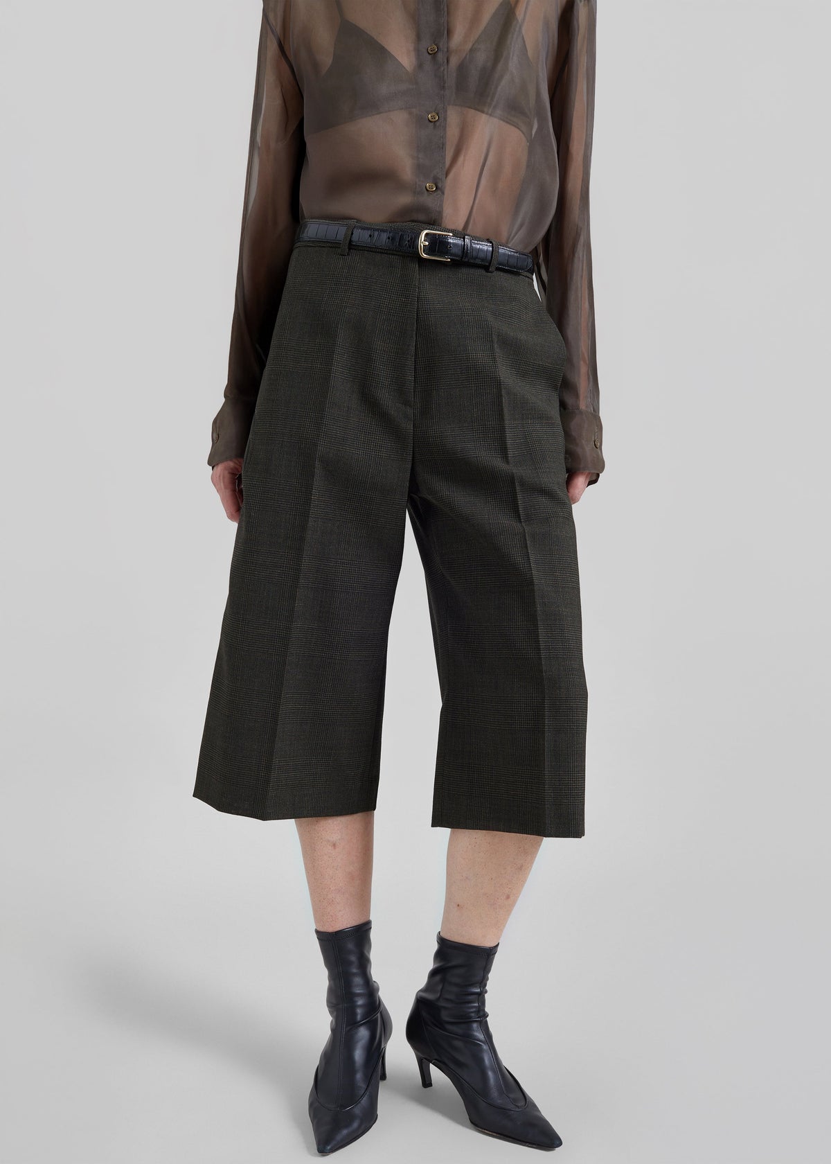 Brickell Bermuda Shorts - Olive Glen Plaid