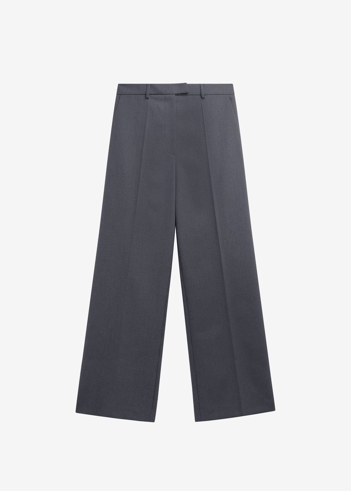 Brickell Flannel Trousers - Grey Melange - 7