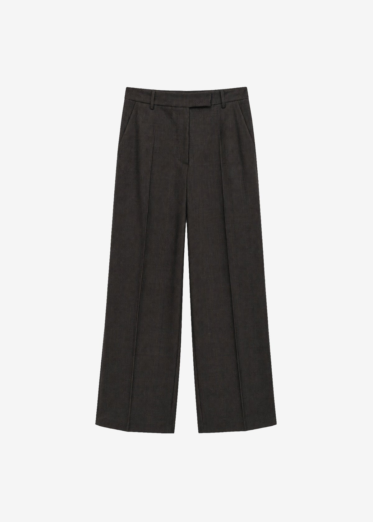 Brickell Trousers - Olive Glen Plaid