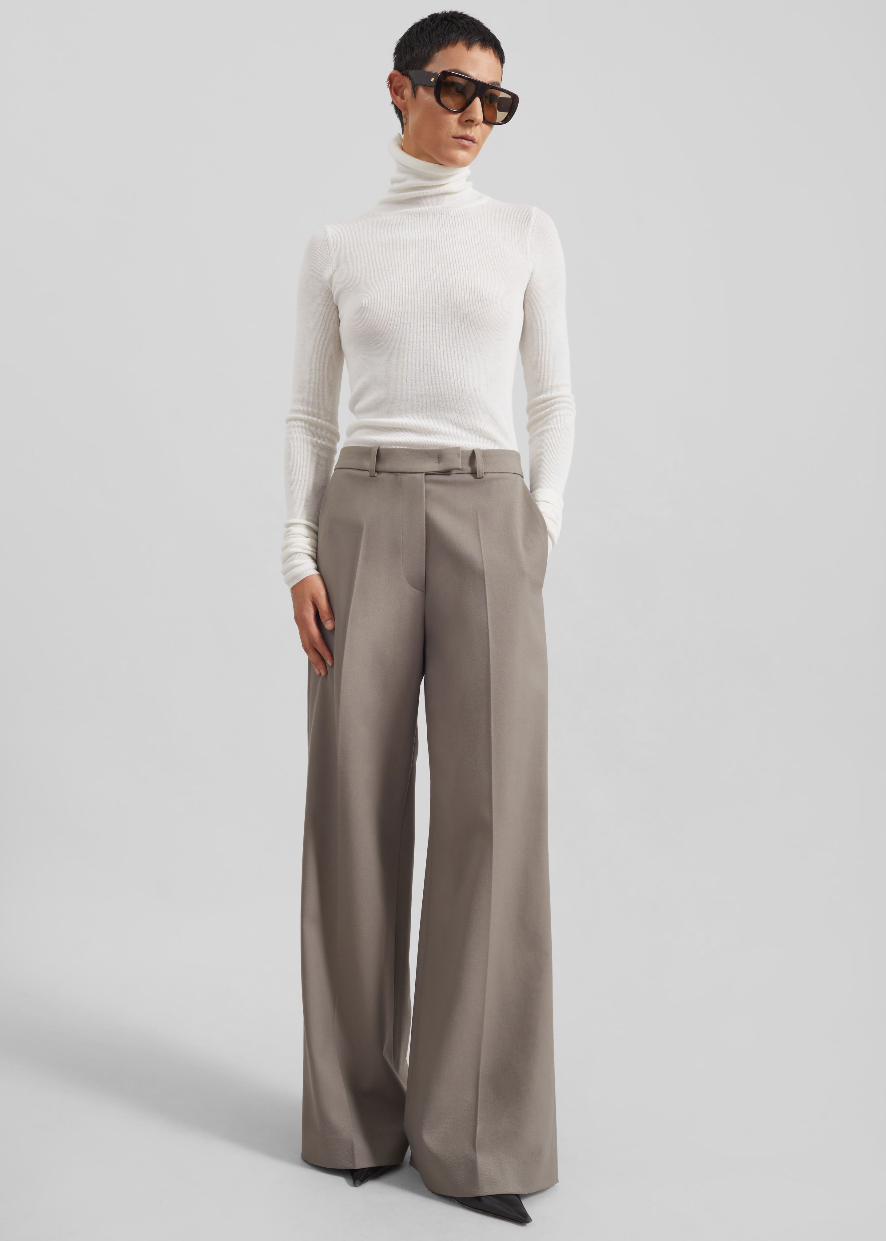 Brickell Trousers - Taupe - 6