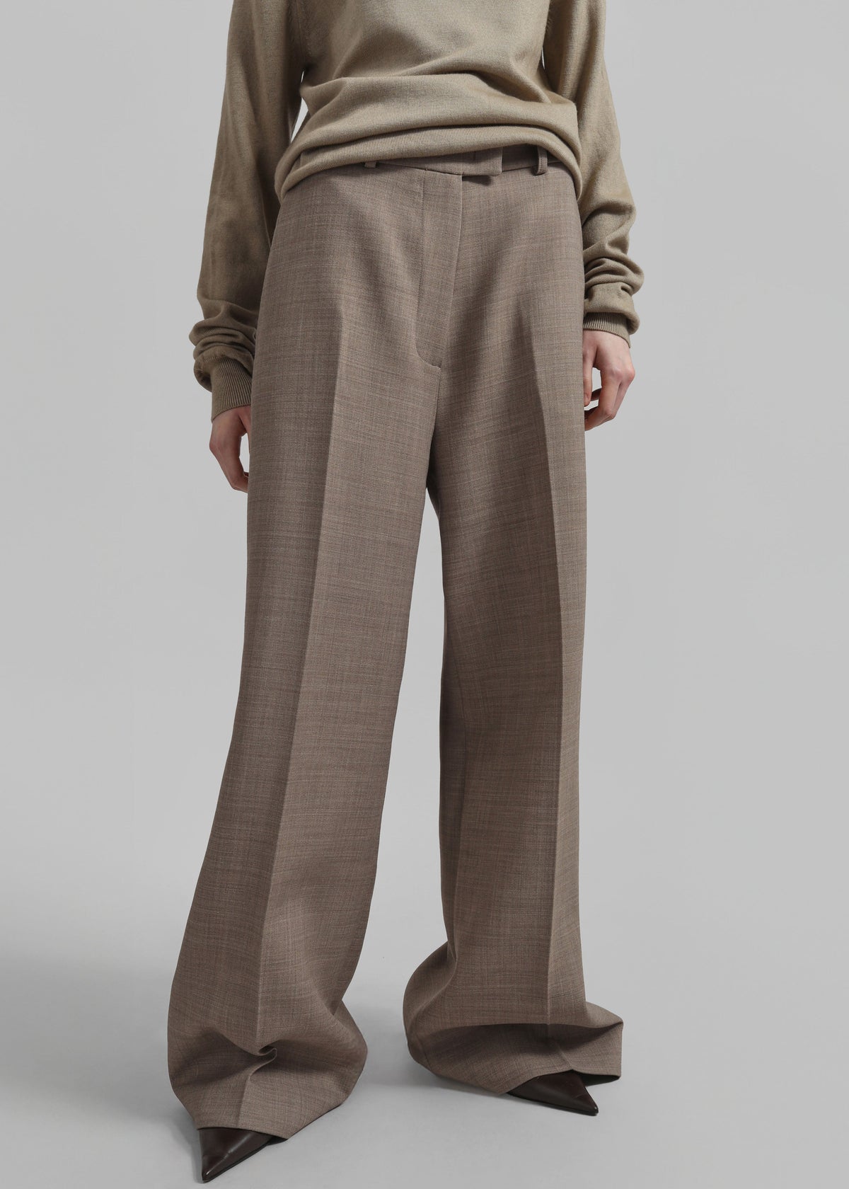 Brickell Trousers - Taupe Melange - 2