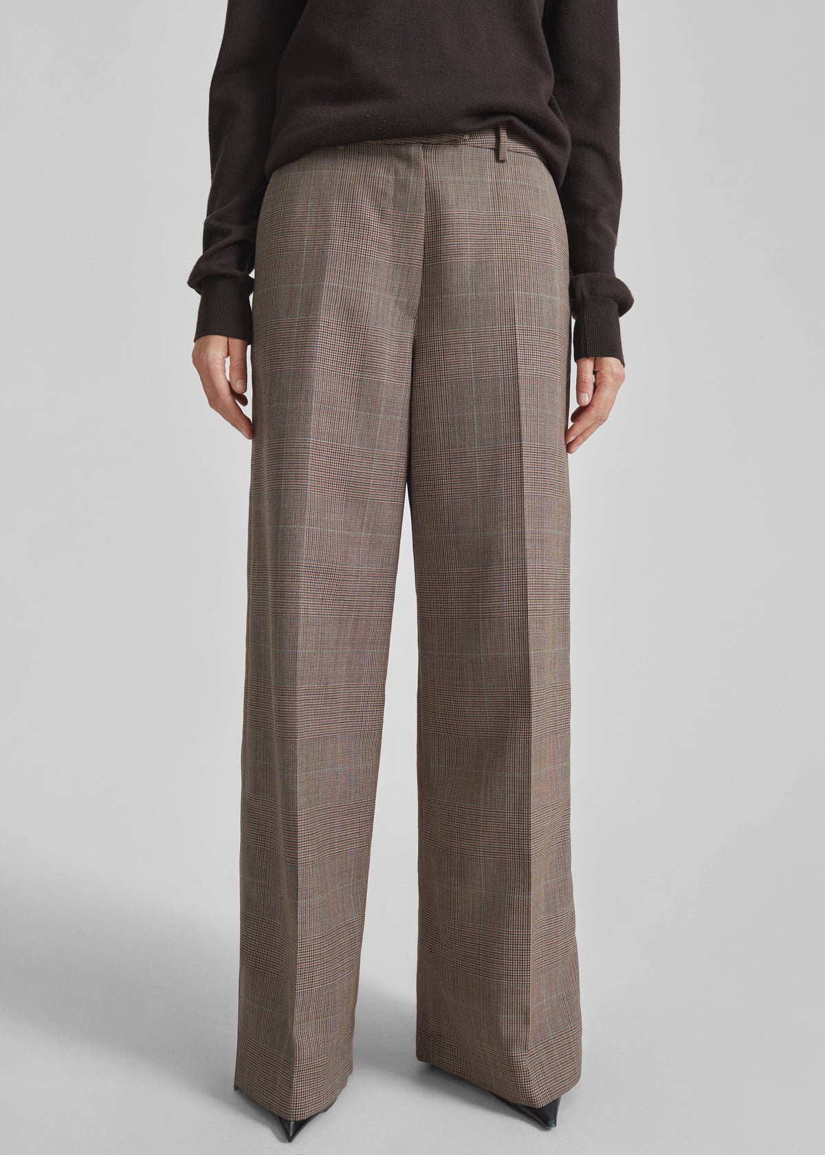 Brickell Trousers - Brown Glen Plaid