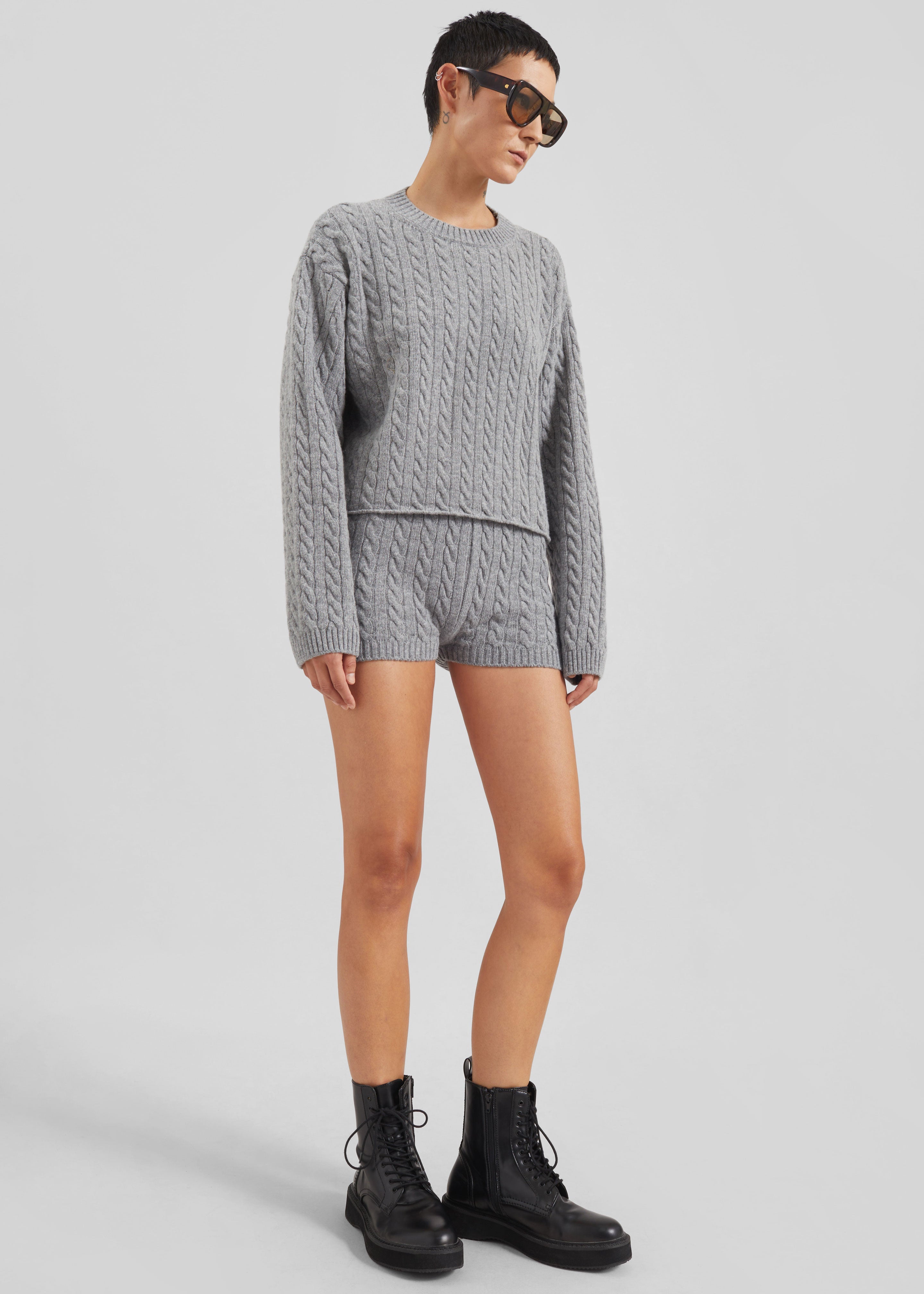 ニット/セーター louren  basket short knit WINTER KNIT LINEUP – louren store