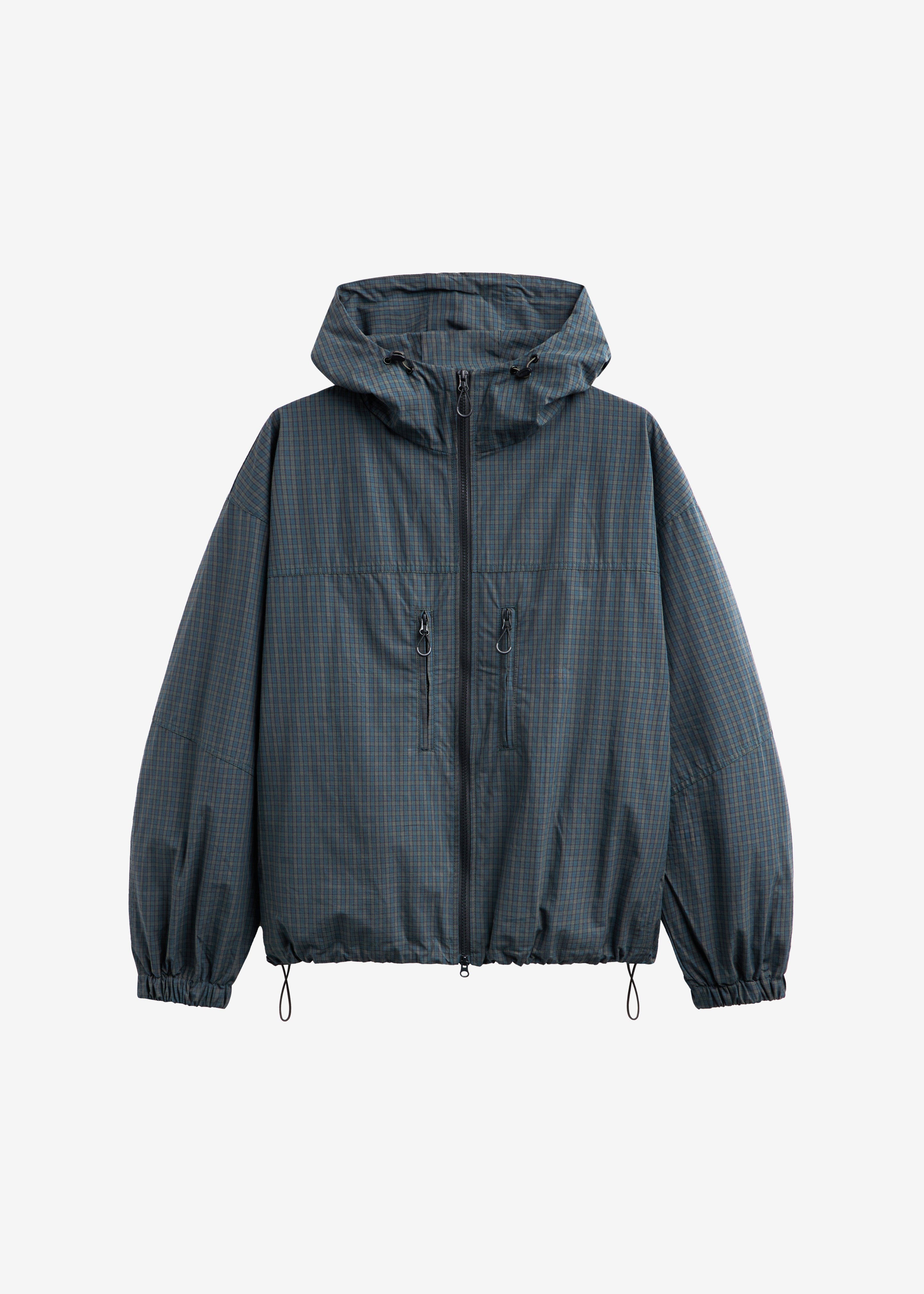 Bristol Windbreaker Jacket - Green Plaid – The Frankie Shop Europe