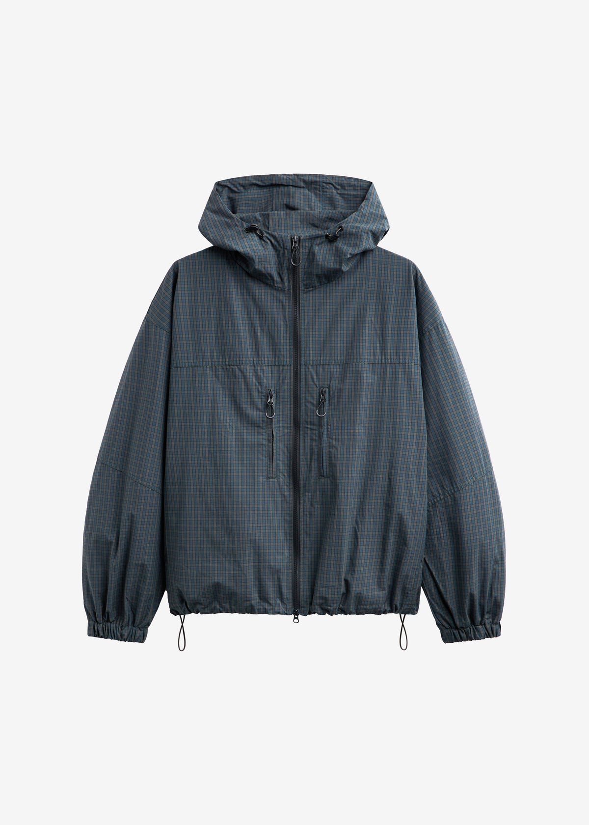 Bristol Windbreaker Jacket - Green Plaid - 10