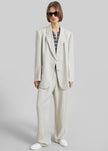 Bruna Linen Soft Blazer - Light Beige