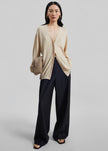 Brya Piped Trousers - Black