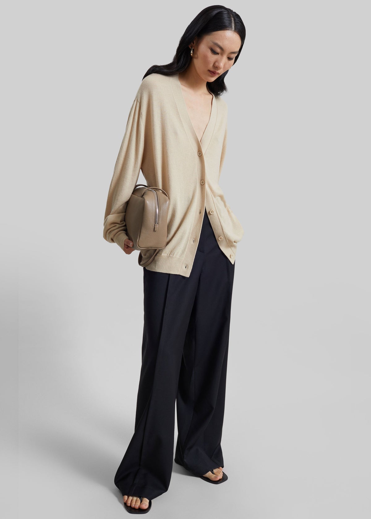 Brya Piped Trousers - Black - 5