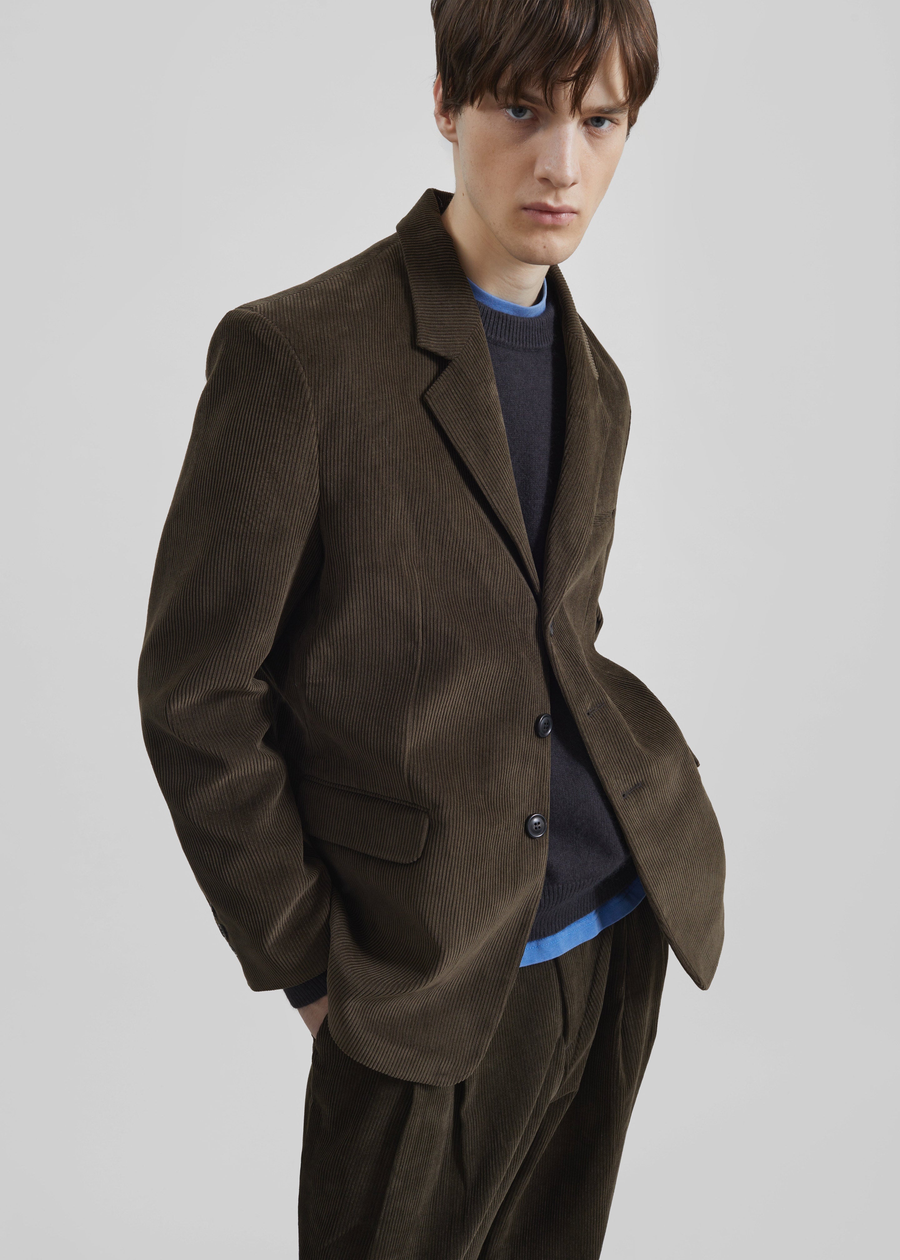 Bryant Corduroy Blazer - Brown - 8