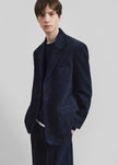 Bryant Corduroy Blazer - Dark Navy