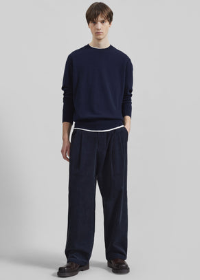 Bryant Corduroy Pants - Dark Navy