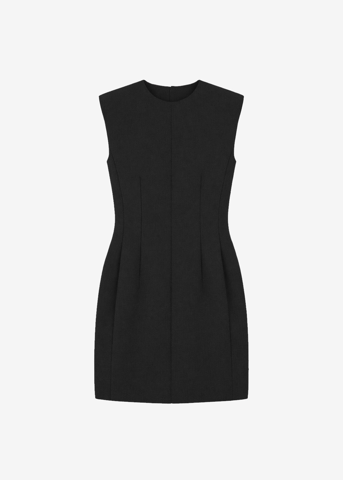 Bryn Cinched Mini Dress - Black - 8