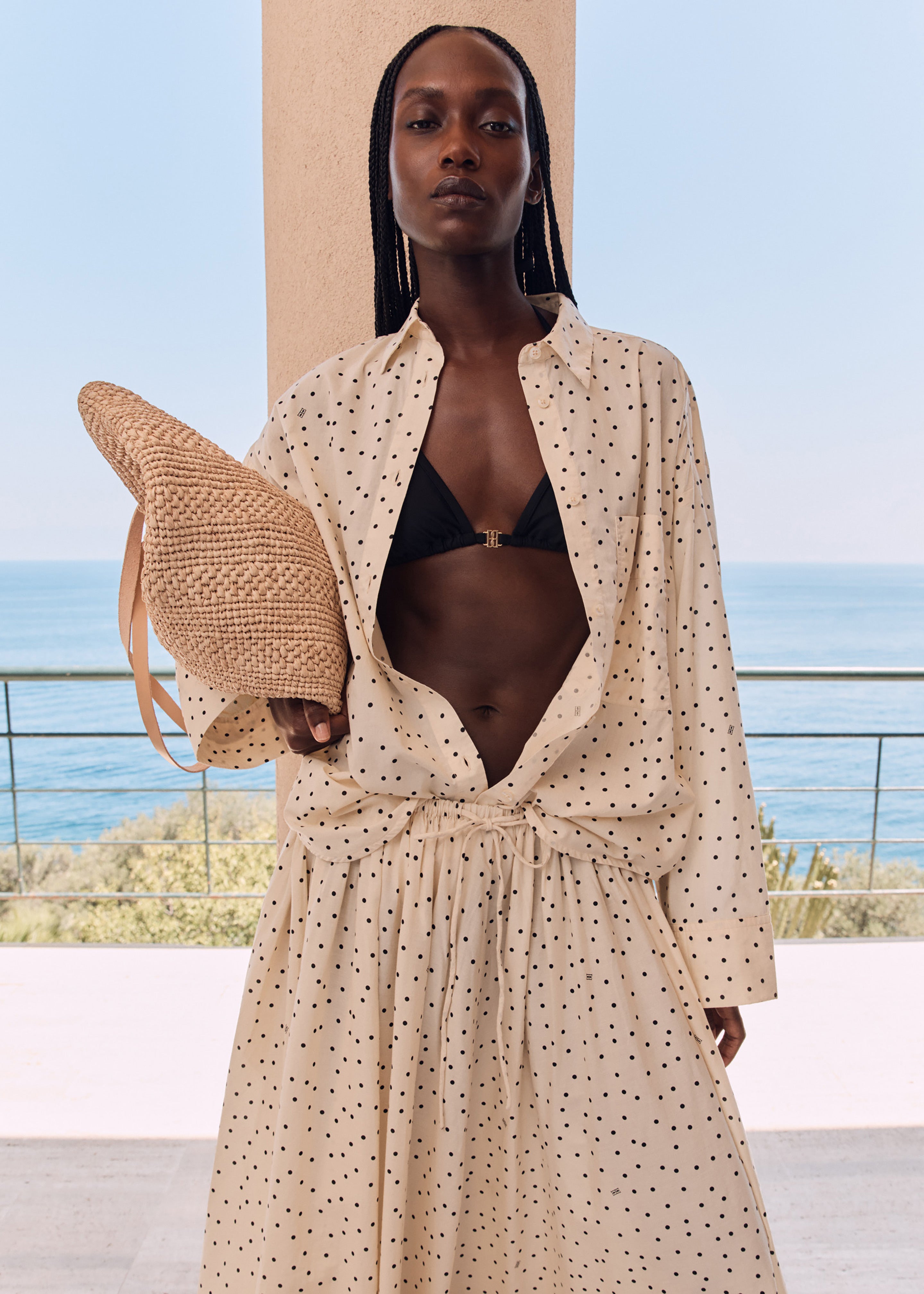 By Malene Birger Astrida Triangle Top - Black - 5