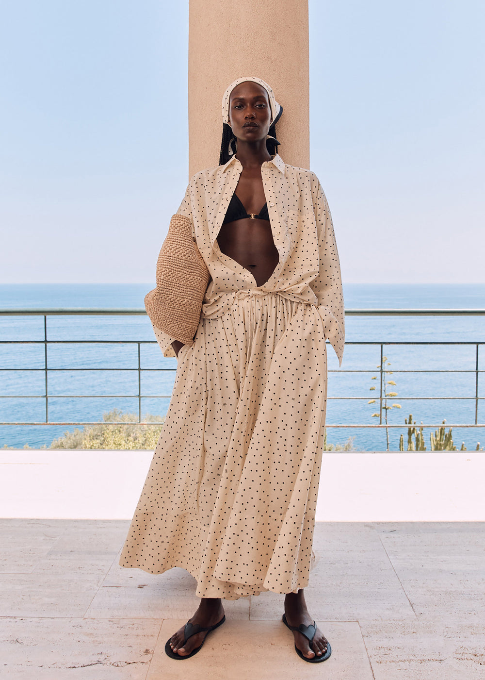 By Malene Birger Astrida Triangle Top - Black - 1