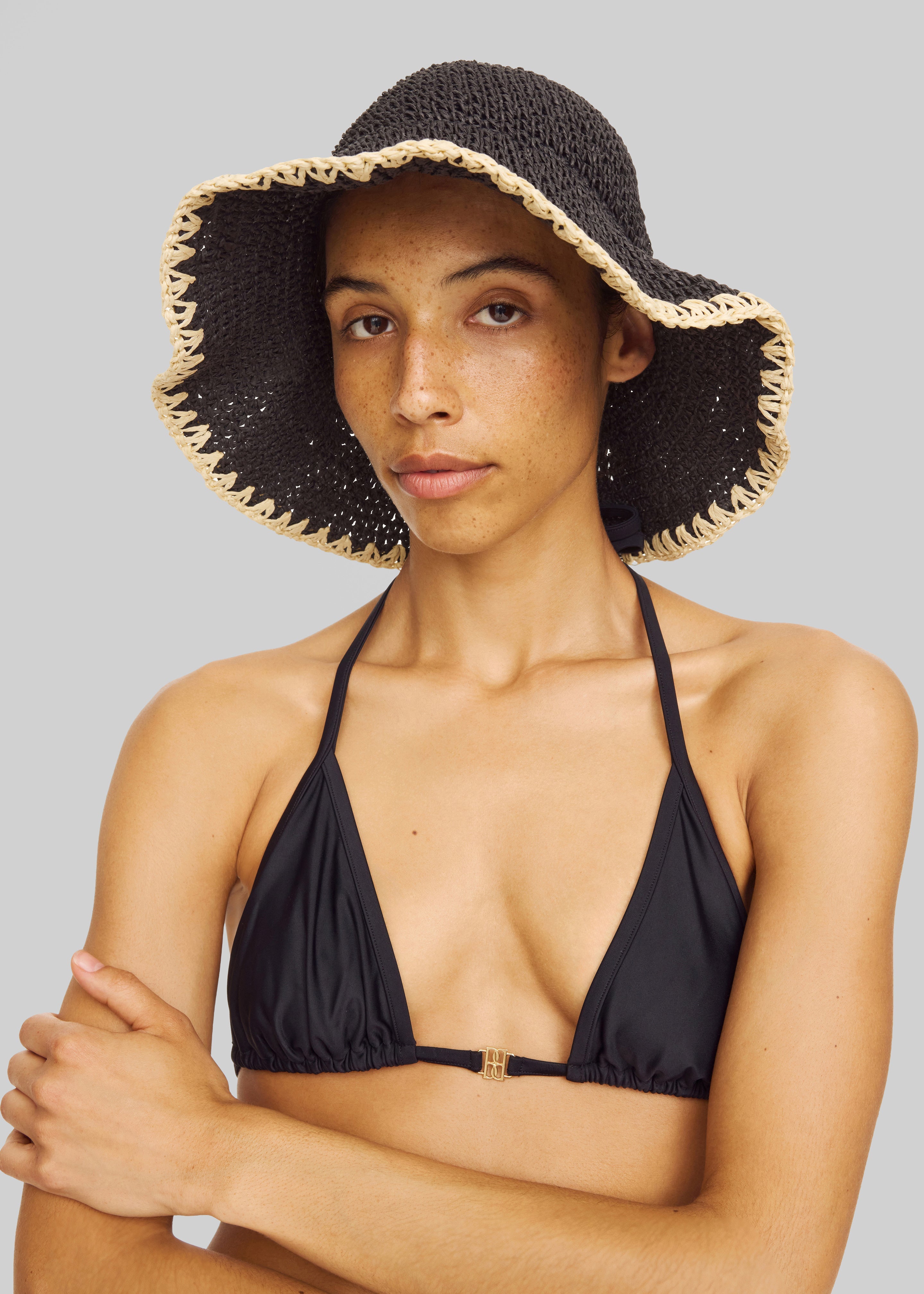 By Malene Birger Astrida Triangle Top - Black - 1