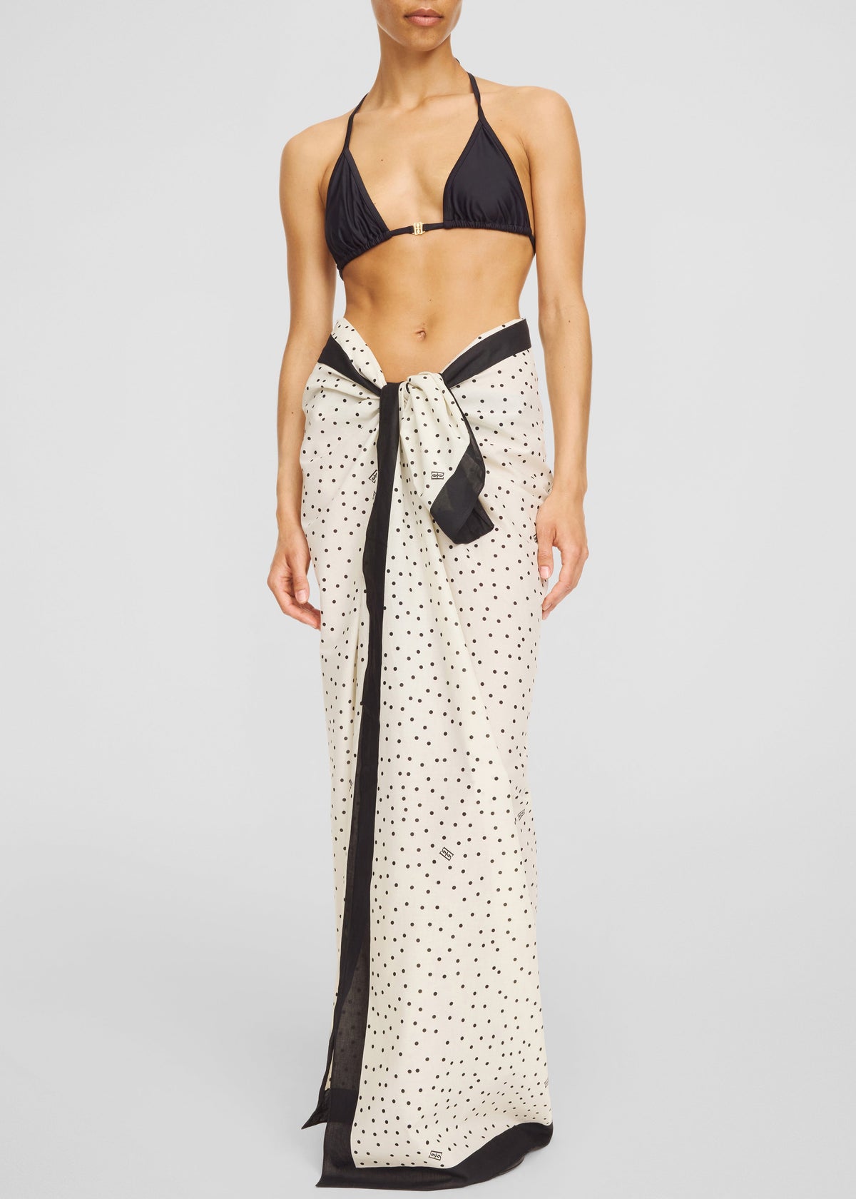 By Malene Birger Astrida Triangle Top - Black - 6