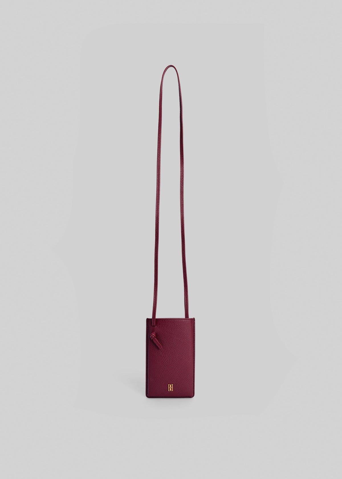 By Malene Birger Aya Phone Leather Pouch - Cabernet - 3